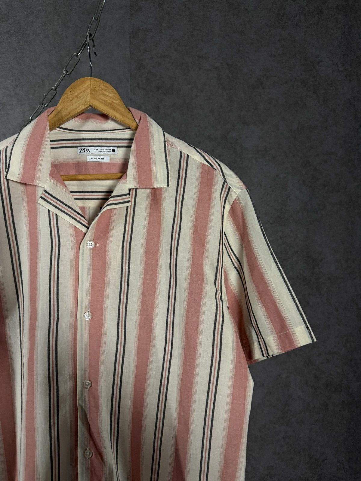 Zara Zara Man designer striped shirt Size US M / EU 48-50 / 2 - 2 Thumbnail