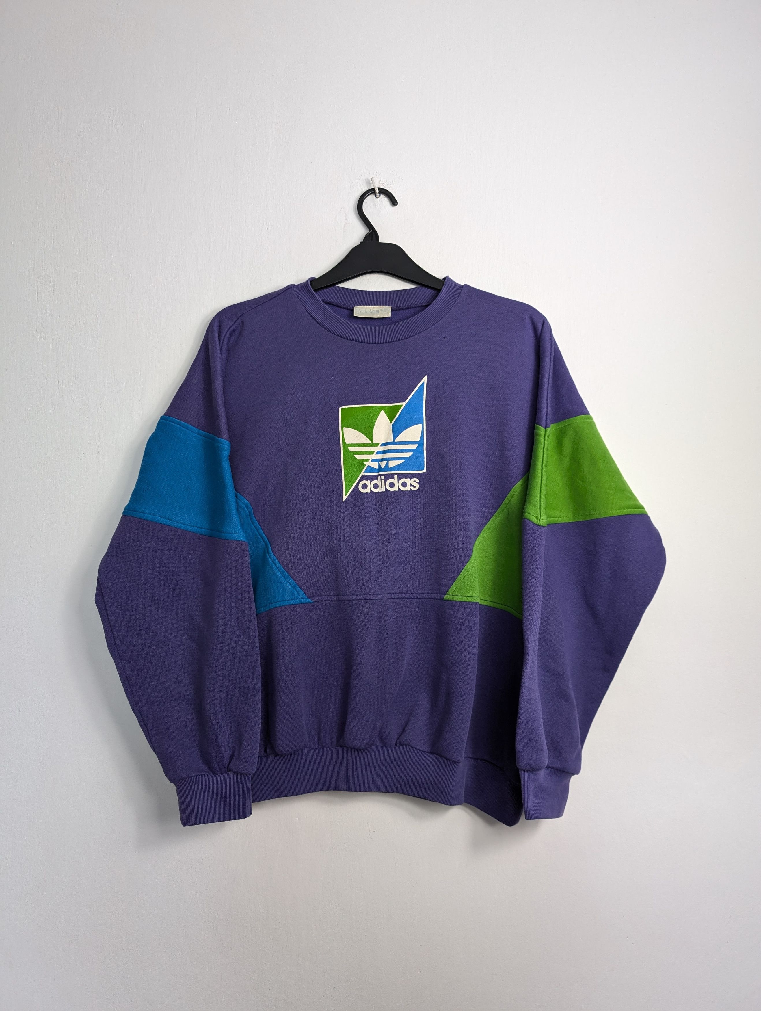 Adidas × Vintage Vintage 90s Adidas Tracksuit Set Purple Colour Block Size US XL / EU 56 / 4 - 2 Thumbnail