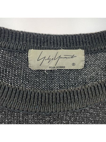 Yohji Yamamoto yohji yamamoto pour homme 19ss knit Size US L / EU 52-54 / 3 - 2 Thumbnail