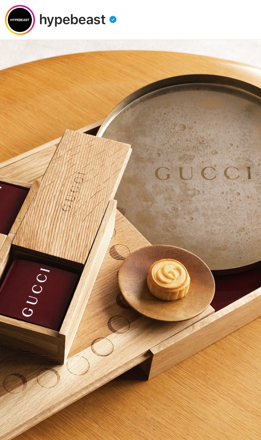 Gucci 🌕 Gucci VIP moon brass tray coffee table decor wooden box Size ONE SIZE - 4 Thumbnail