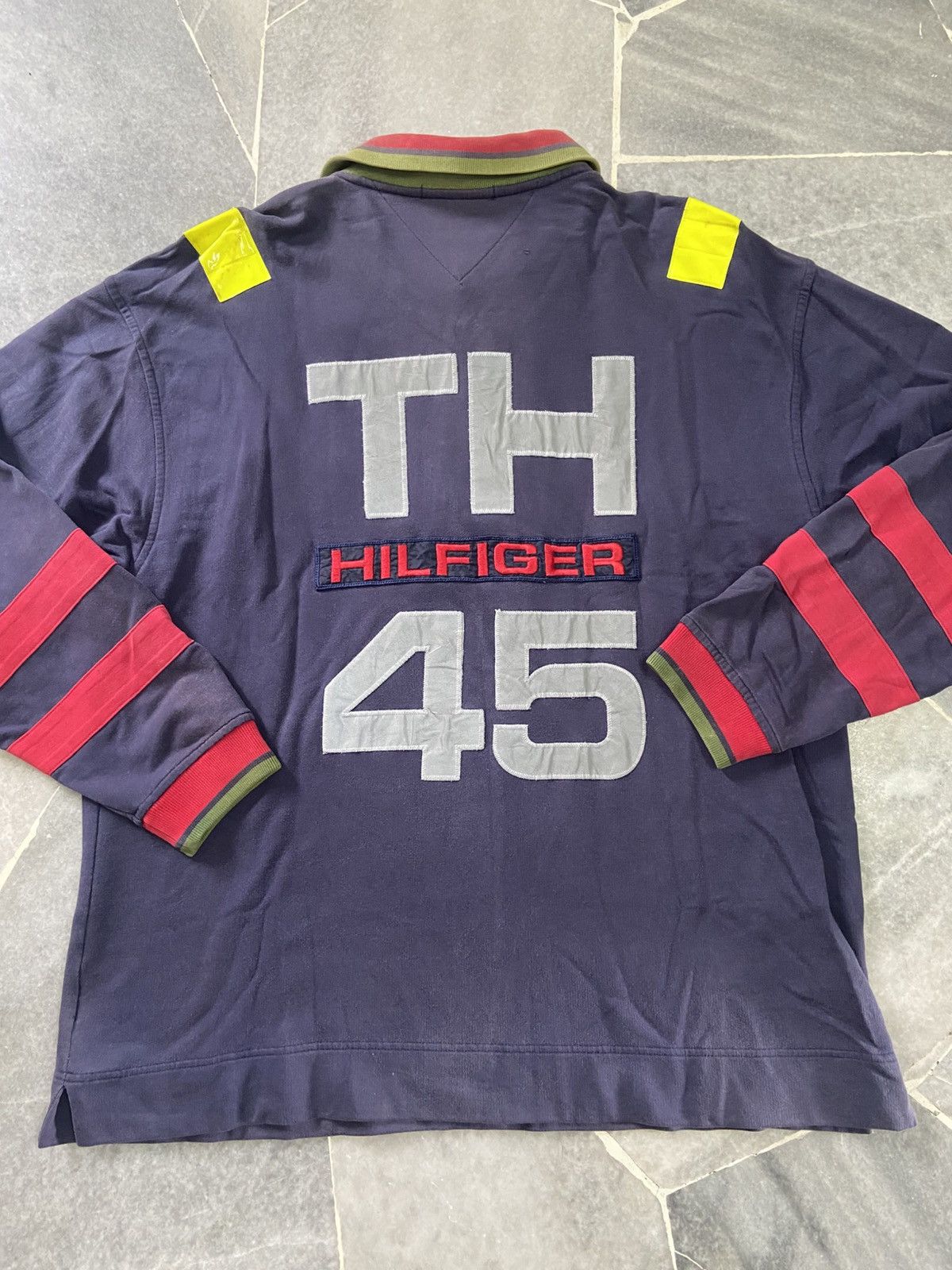Tommy Hilfiger Tommy Hilfiger Sailing Gear Vintage rugby Shirt Size US XL / EU 56 / 4 - 4 Thumbnail