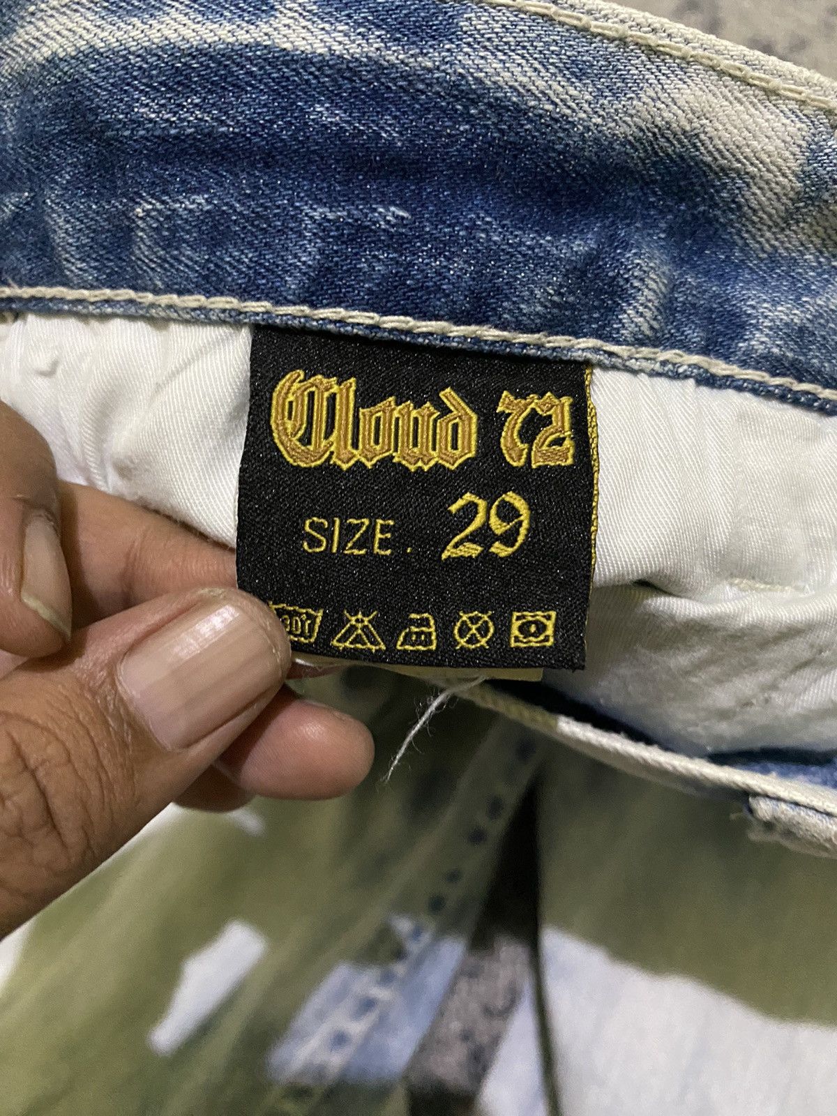 Hysteric Glamour × If Six Was Nine × Japanese Brand Y2k Cloud 72 ifsixwasnine style longsleeve Size US 29 - 8 Thumbnail