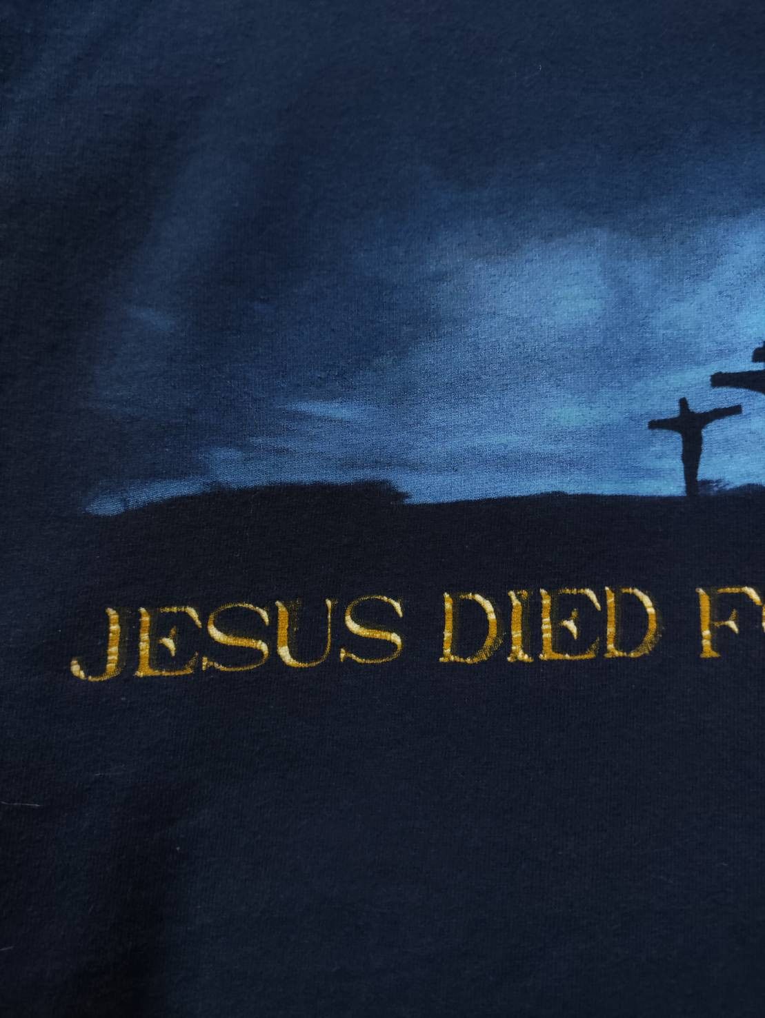 Vintage Vtg 00's Jesus Died For A Reason T-Shirt Size US XXL / EU 58 / 5 - 4 Thumbnail