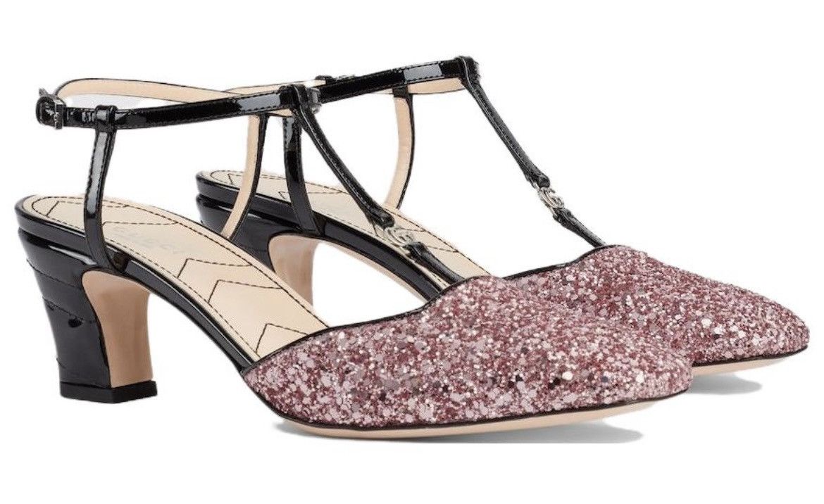 Gucci Gucci Double G Chunky Slingback Heel size 38 Size US 8 / IT 38 - 2 Thumbnail