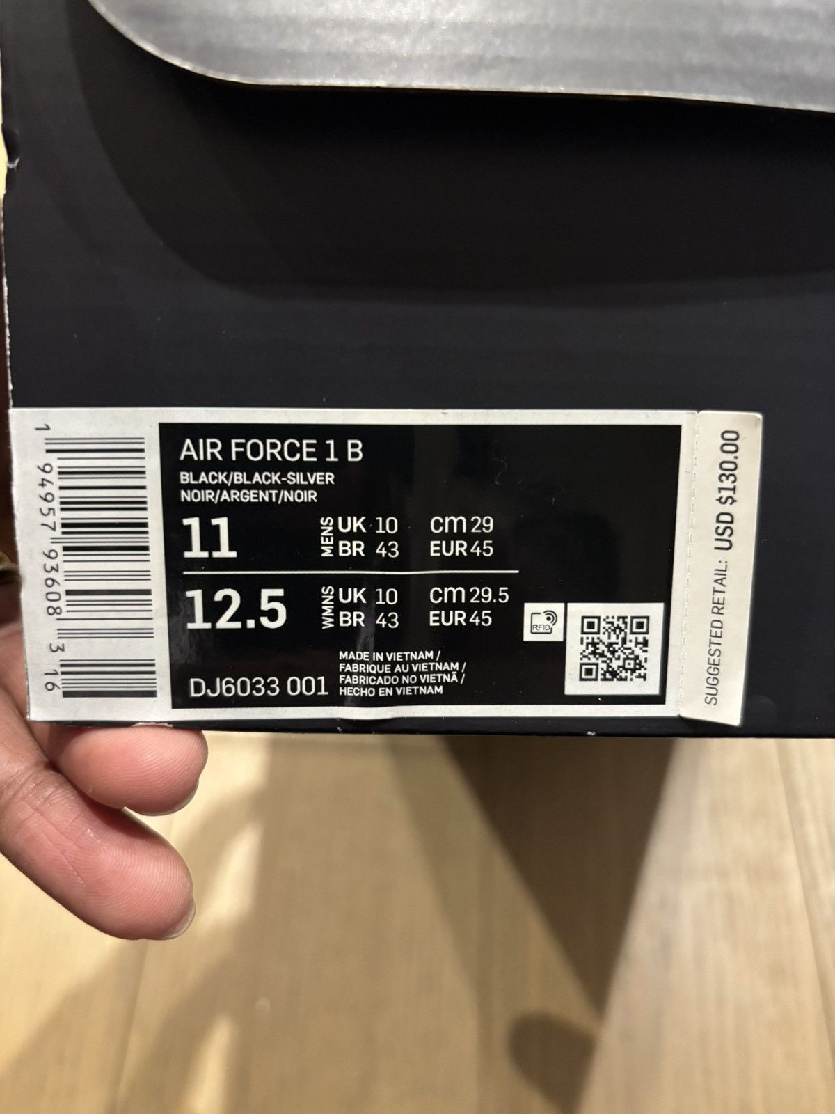 Nike Nike Air Force One 3M Snake Size US 11 / EU 44 - 11 Thumbnail