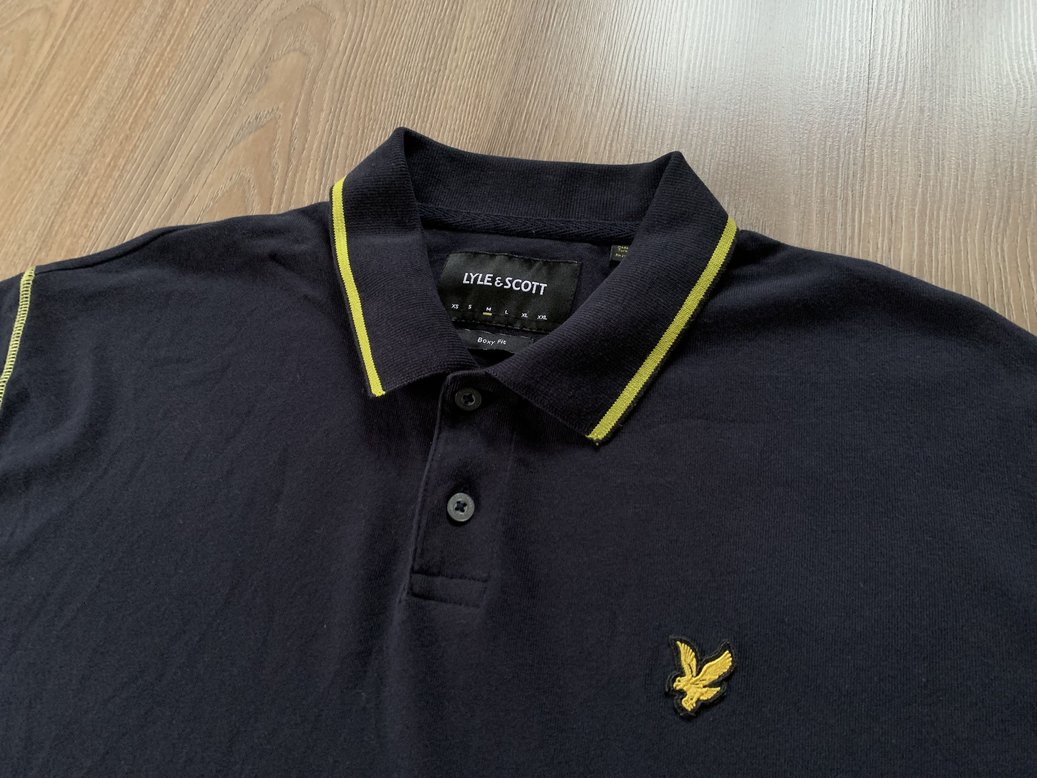Lyle & Scott Lyle & Scott Classic Blue Polo T-Shirt Size US M / EU 48-50 / 2 - 5 Thumbnail