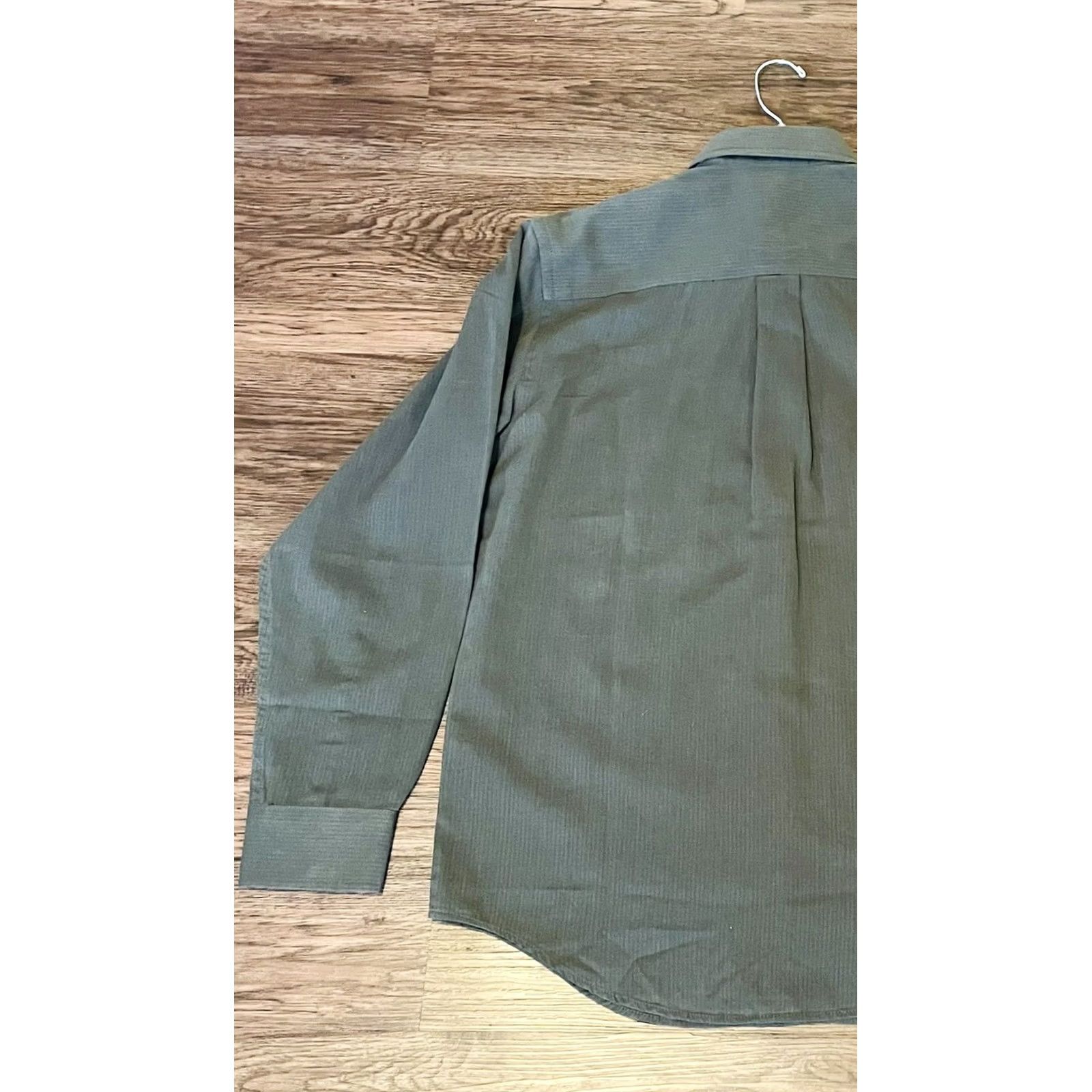Croft & Barrow Croft & Barrow Gray Long Sleeve Button Down Shirt Size S Small New With Tags Mens Regular Cotton Blended Fabric Size US S / EU 44-46 / 1 - 6 Thumbnail