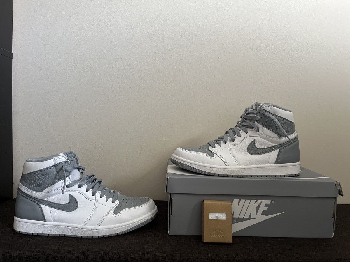 Jordan Brand × Nike Jordan 1 High Stealth White Size US 10.5 / EU 43-44 - 1 Thumbnail