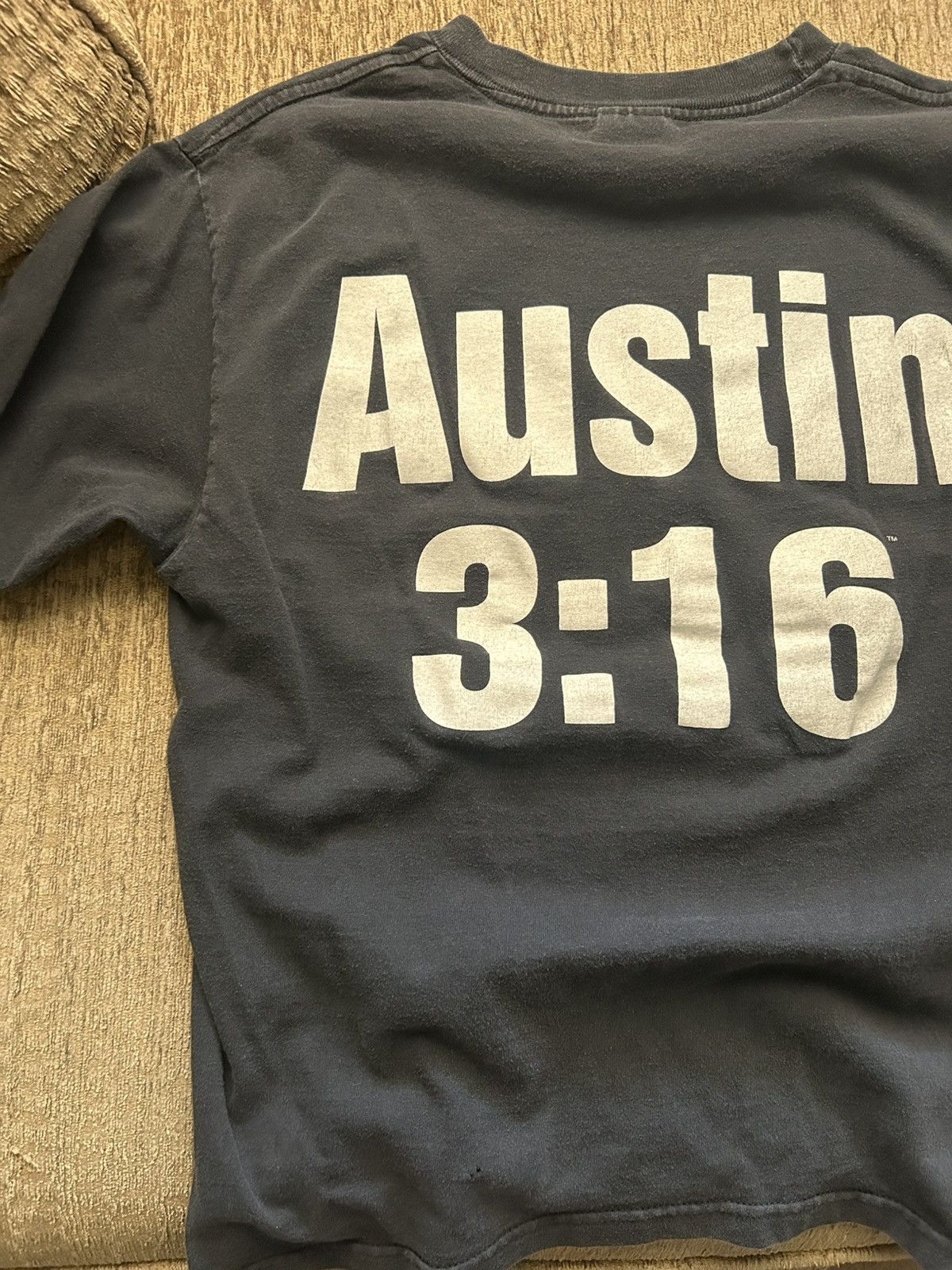 WWF Vintage 1998 WWF Stone Tee with Back hit Size US M / EU 48-50 / 2 - 4 Thumbnail