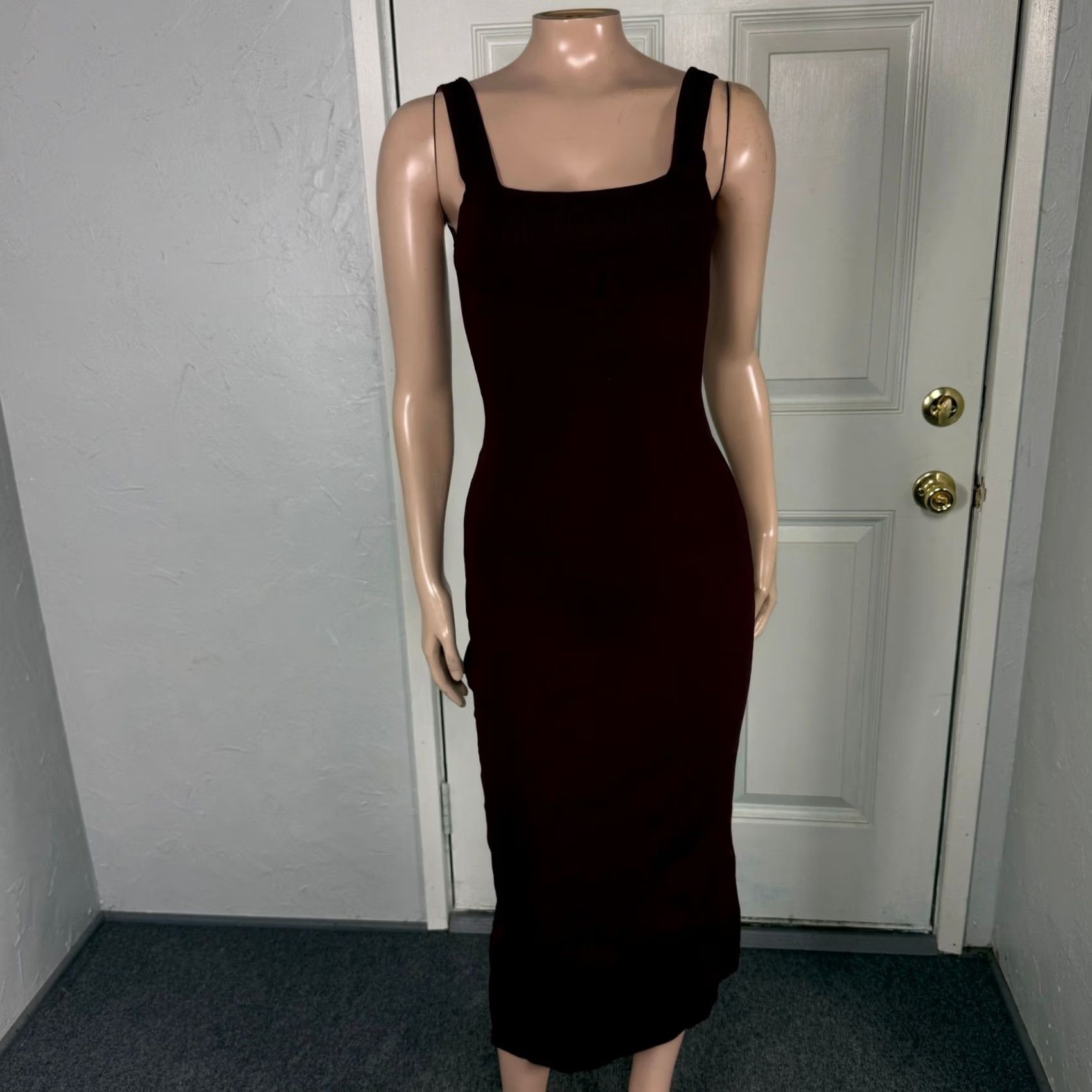 Cos COS Dress Womens S Purple NEW Women Knitted Tube Bodycon Burgundy Sleeveless Size S / US 4 / IT 40 - 2 Thumbnail