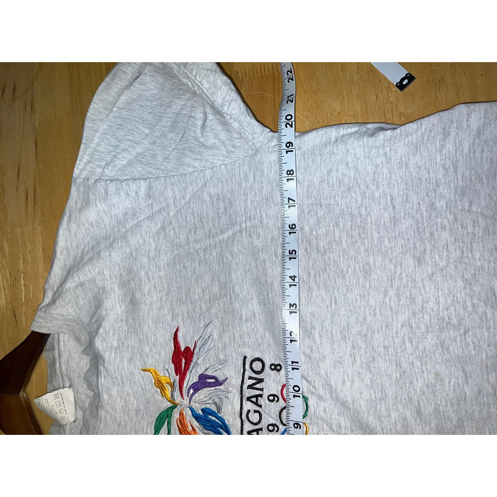 Vintage Vintage Nagono Olympics Shirt Japan Andazia Gray Tee Stained Size US M / EU 48-50 / 2 - 8 Thumbnail