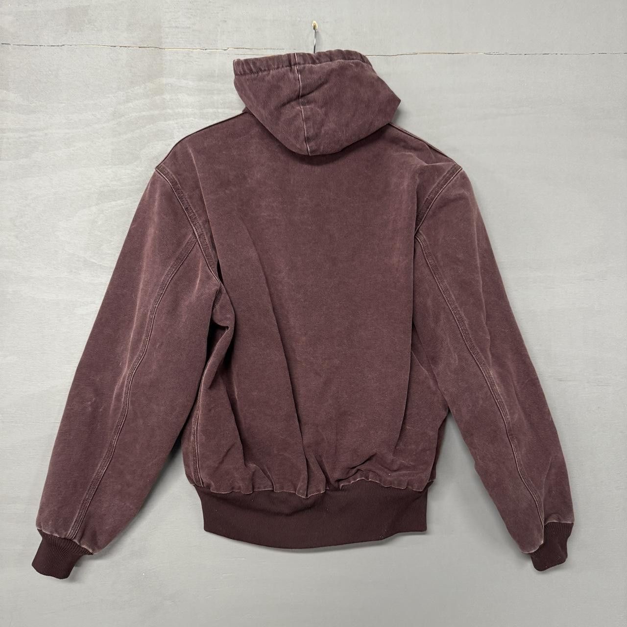 Carhartt Vintage Carhartt J06 BRG Hooded Zip Up Work Jacket Medium Size US M / EU 48-50 / 2 - 3 Thumbnail