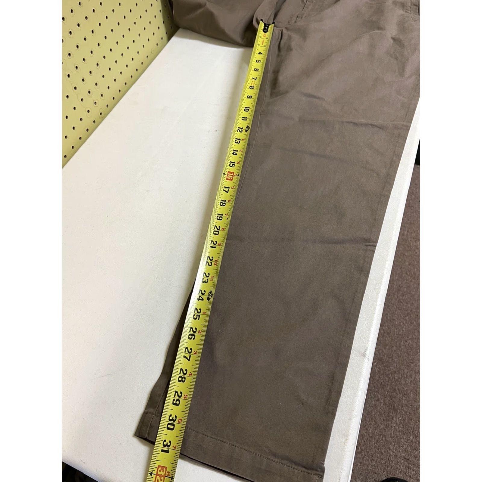 Reyn Spooner Reyn Spooner Pants Men’s 2XL NEW Solid Beach Twill Chino Brown Drawstring Size US 39 - 6 Thumbnail