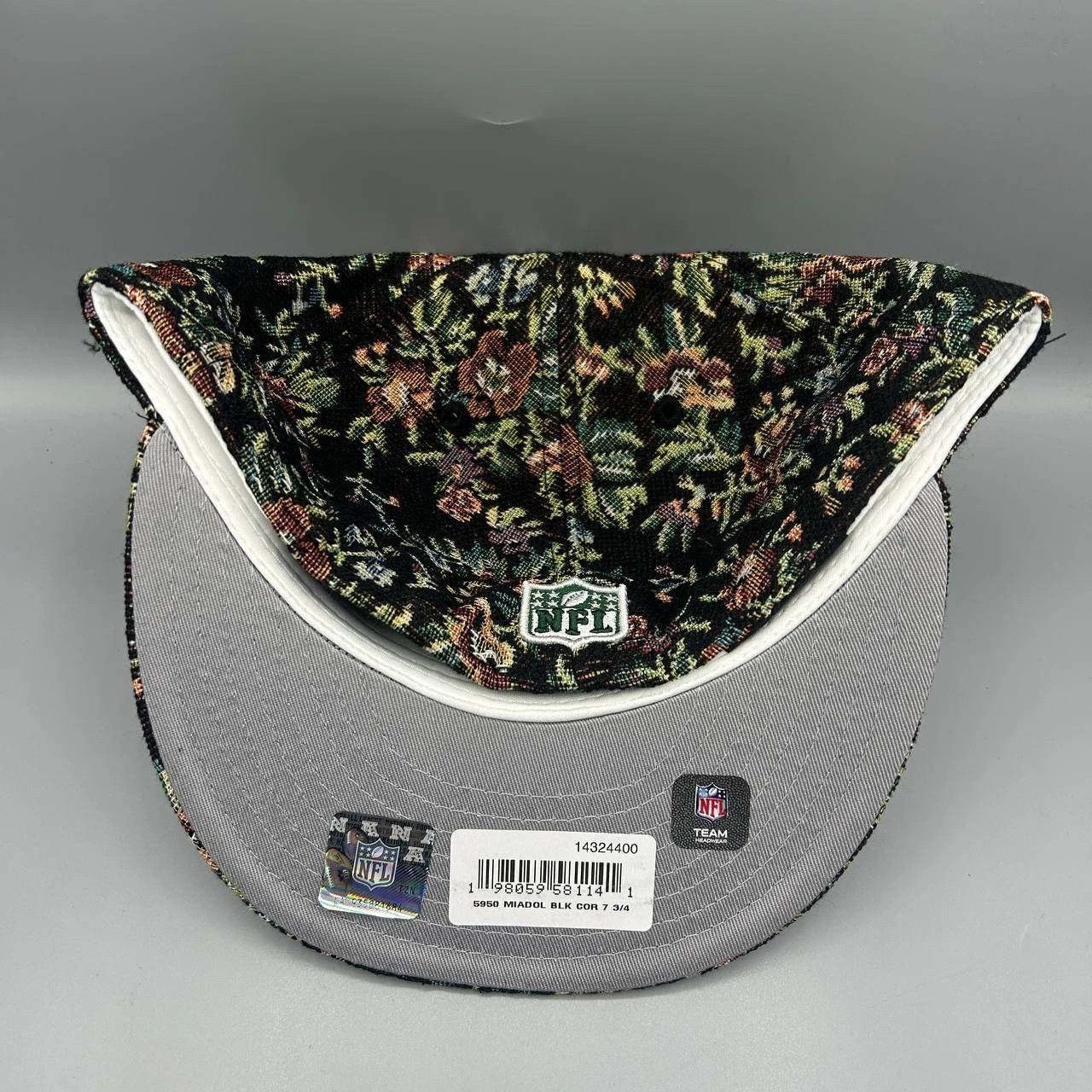 New Era Miami Dolphins NFL Hat 7 3/4 Floral 59Fifty New Era Fitted Size ONE SIZE - 9 Thumbnail