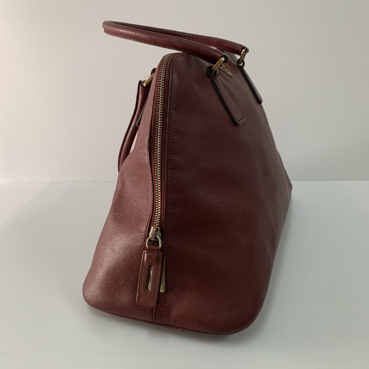 Prada Prada Alma Leather Handbag Size ONE SIZE - 4 Thumbnail