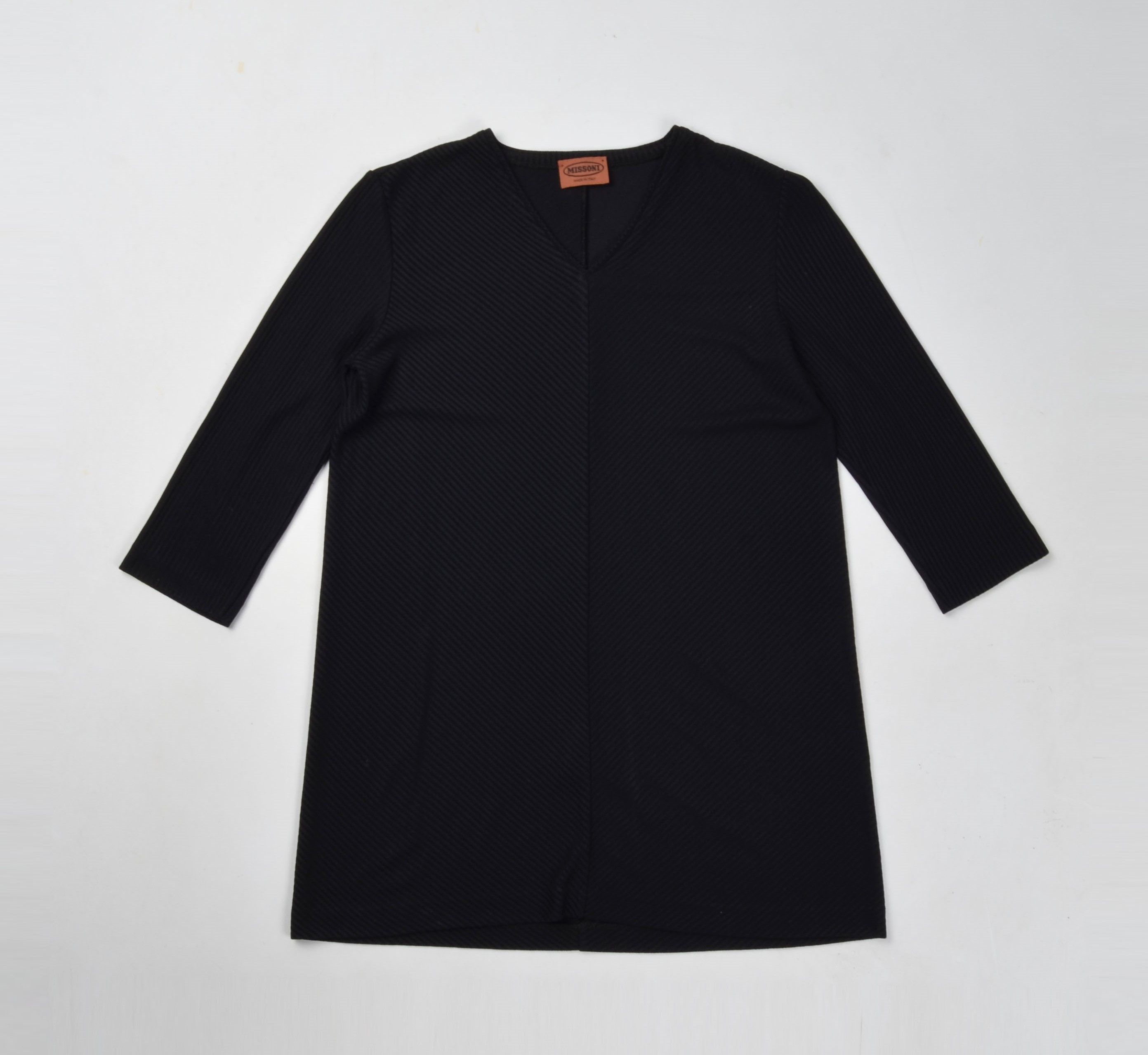 Missoni × Vintage Vintage Missoni 90's Ribbed 3/4 Sleeve Tunic Top Size S / US 4 / IT 40 - 1 Thumbnail