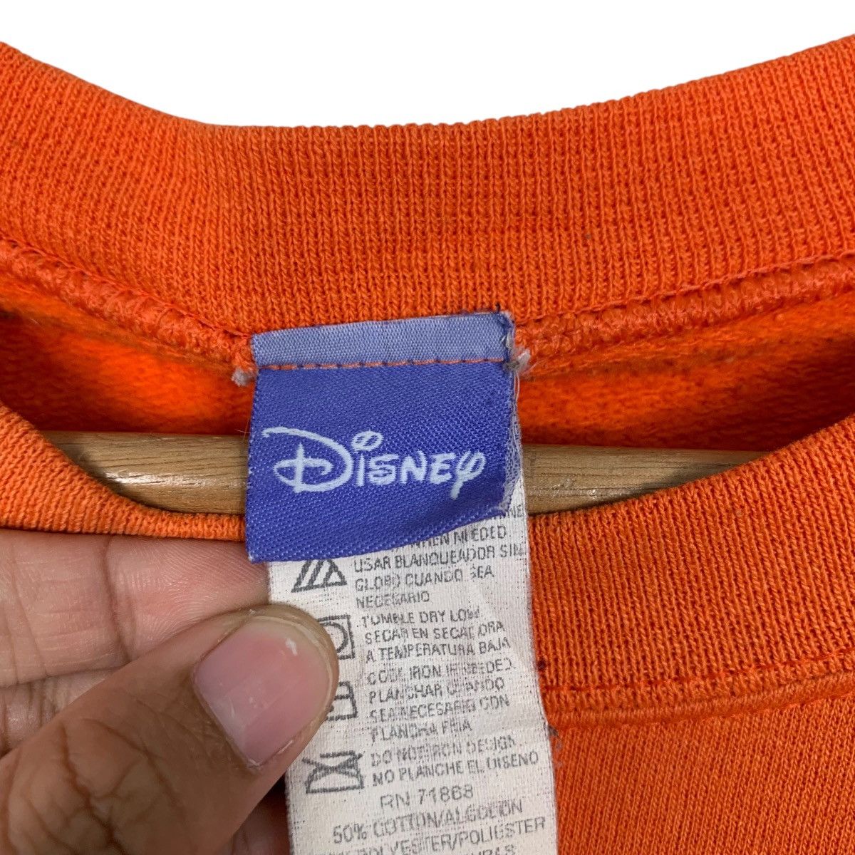 Disney DISNEY Big Logo Crewneck Sweatshirt #2945-C133 Size US M / EU 48-50 / 2 - 9 Thumbnail