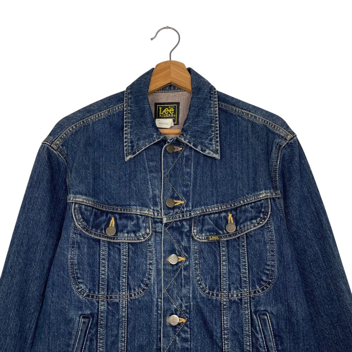 Lee Vintage 70s Lee Rider Denim Trucker Jacket Size US S / EU 44-46 / 1 - 2 Thumbnail