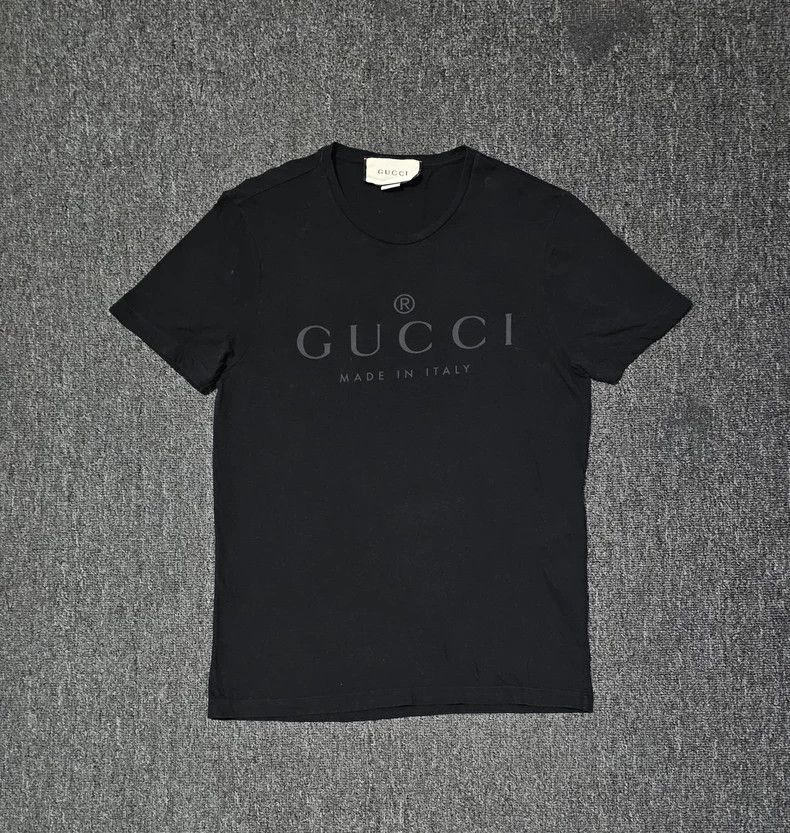 Gucci Gucci Black Short Sleeve T-Shirt-yf Size US XS / EU 42 / 0 - 1 Thumbnail