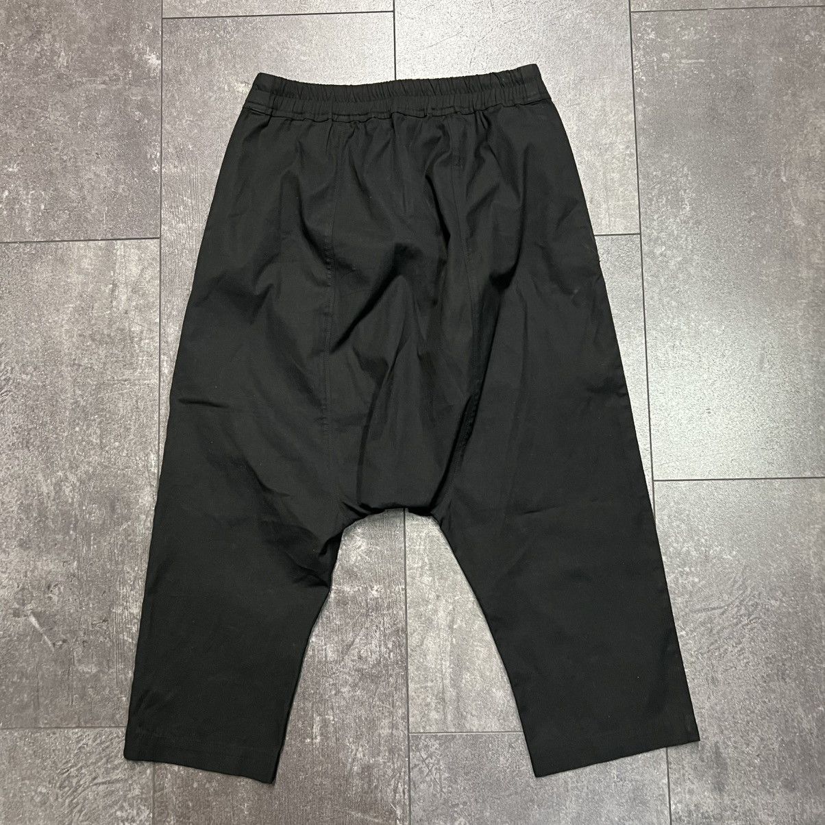 Rick Owens Rick Owens Forever Drawstring Cropped Pants Black Size US 30 / EU 46 - 2 Thumbnail
