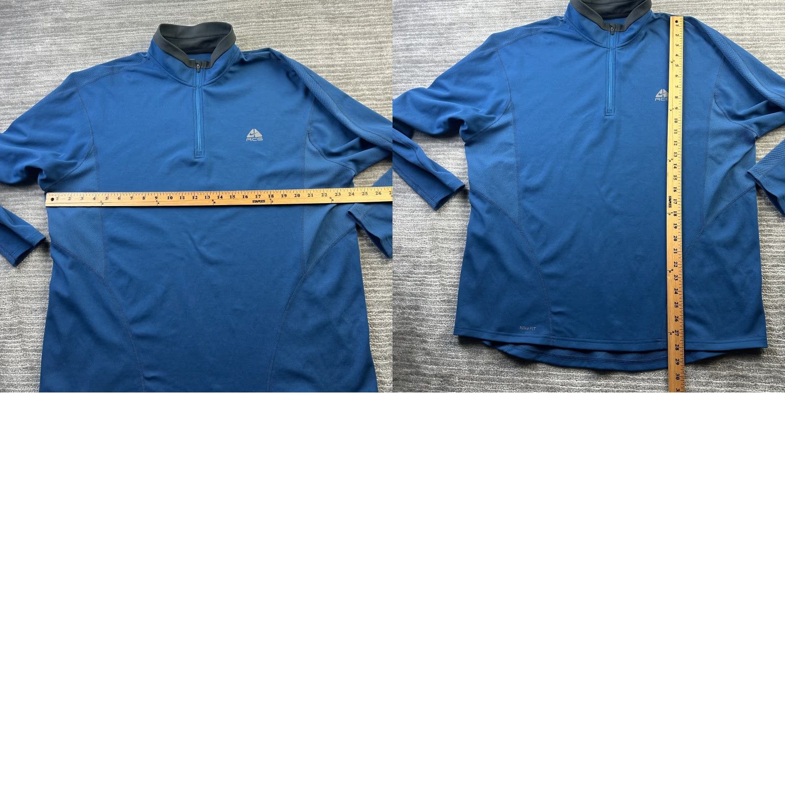Nike VINTAGE Nike ACG Sweater Mens 2XL XXL Quarter Zip Base Layer Hiking Size US XXL / EU 58 / 5 - 8 Thumbnail