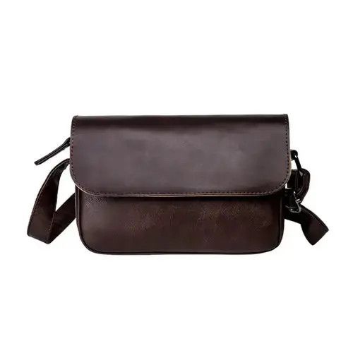 Homemade × Japanese Brand Bag Retro brown faux leather shoulder bag Size ONE SIZE - 2 Thumbnail
