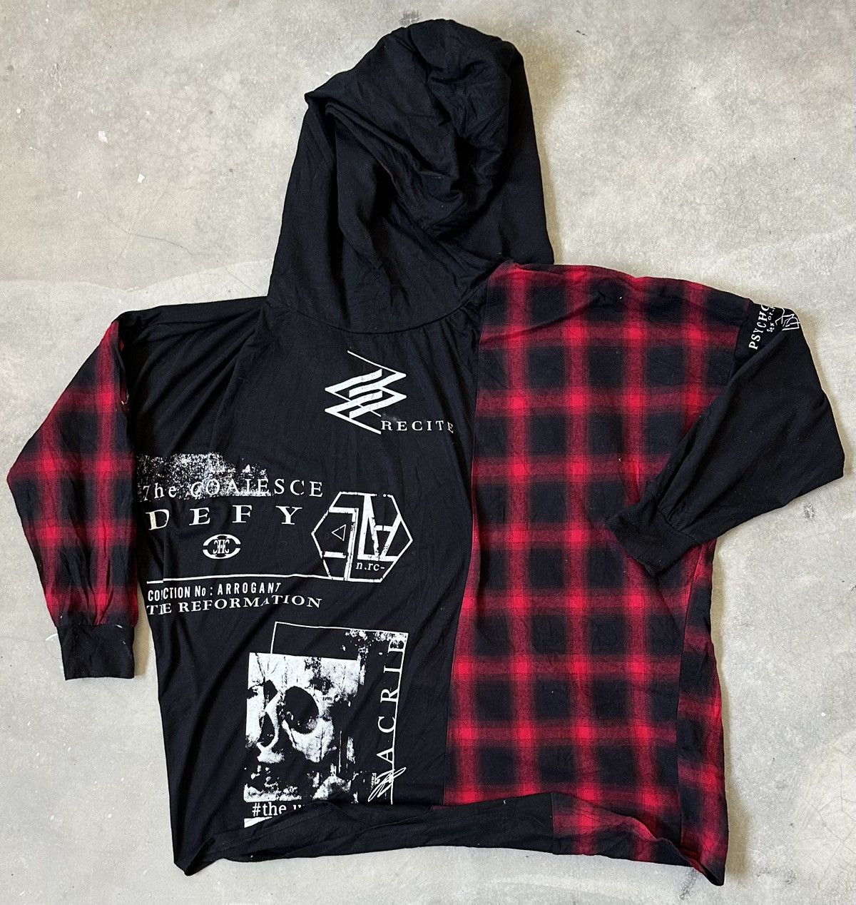 Japanese Brand VINTAGE REVENGE JAPAN PUNK HOODIE Size US XXL / EU 58 / 5 - 1 Thumbnail