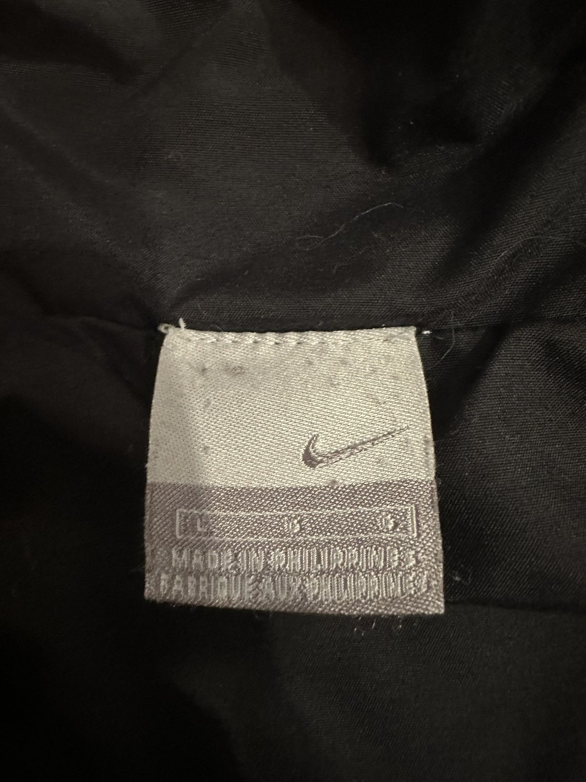 Nike × Vintage Vintage Y2K Black Nike Windbreaker Jacket Size US L / EU 52-54 / 3 - 5 Thumbnail