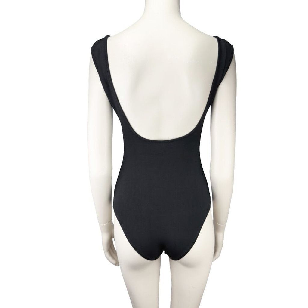 Mugler MUGLER Designer Bodysuit Monogram Black Silver sz XS (?) Size XS / US 0-2 / IT 36-38 - 2 Thumbnail