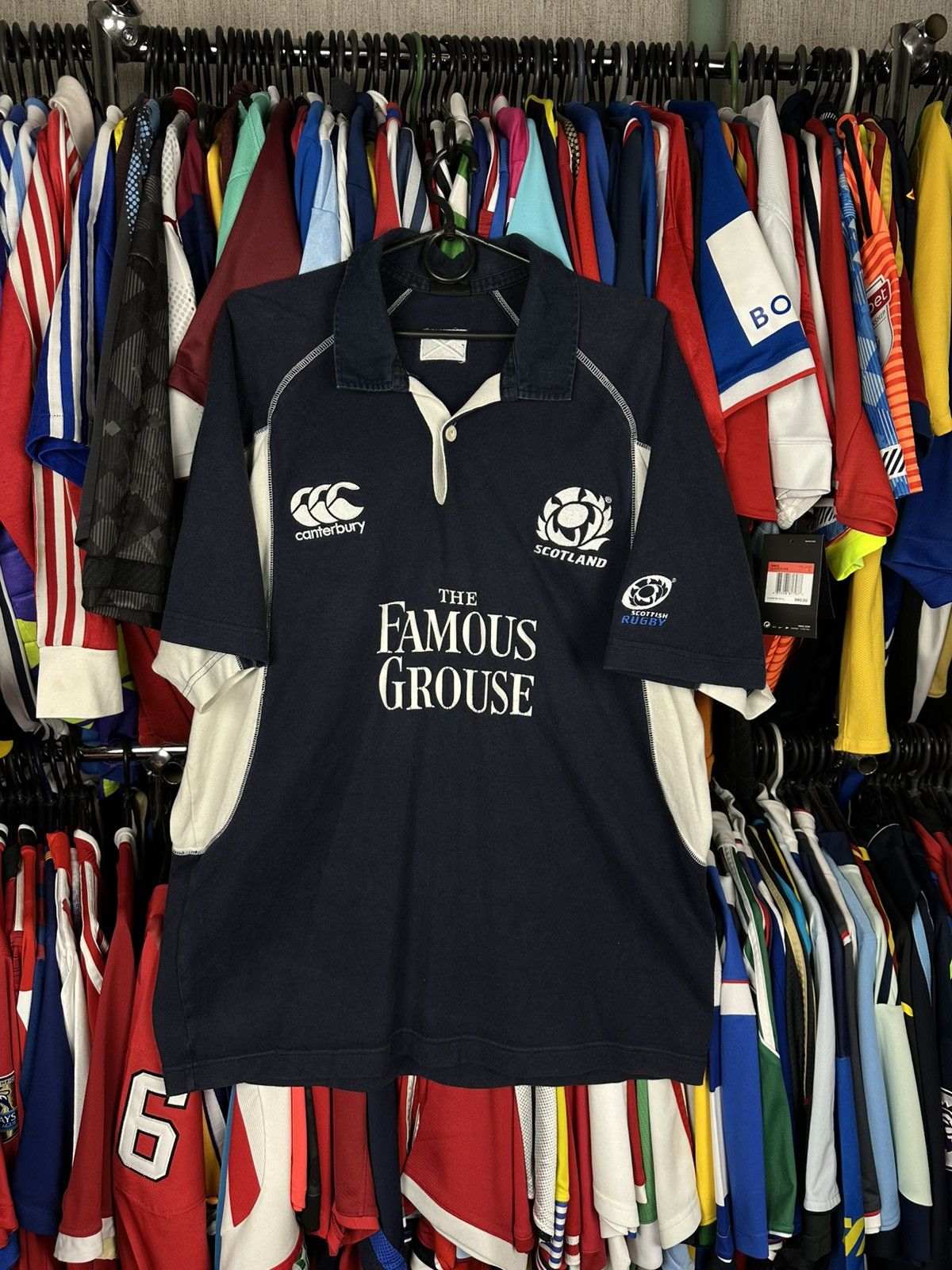 Canterbury of New Zealand Canterbury Scotland 2005/2006 rugby union shirt jersey polo Size US L / EU 52-54 / 3 - 1 Thumbnail