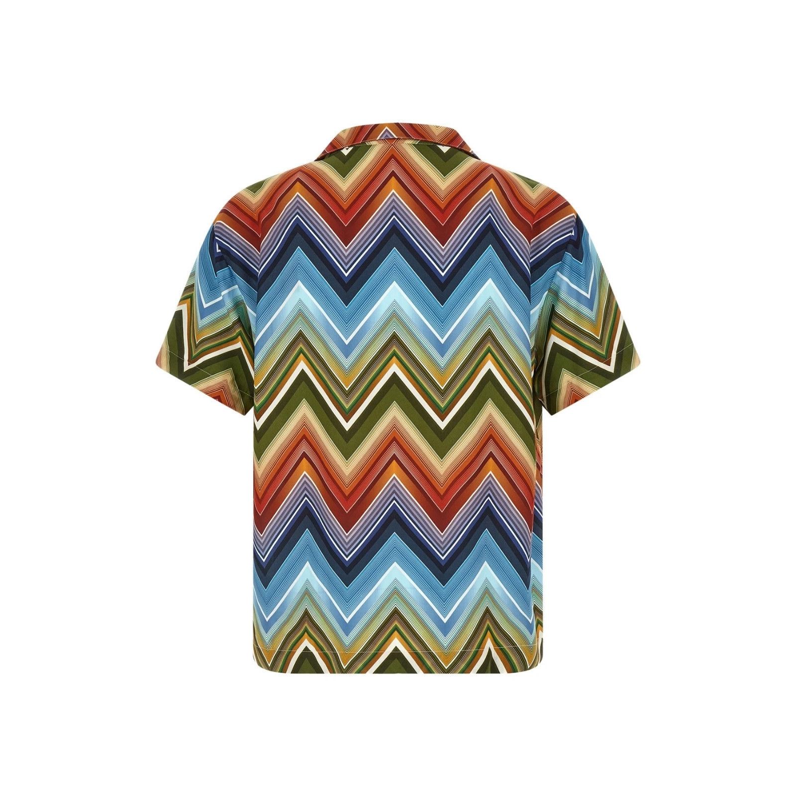 Missoni MISSONI Macro Zigzag Multicolor Shirt New & Authentic (Men's Size US XL / EU 56 / 4 - 2 Thumbnail
