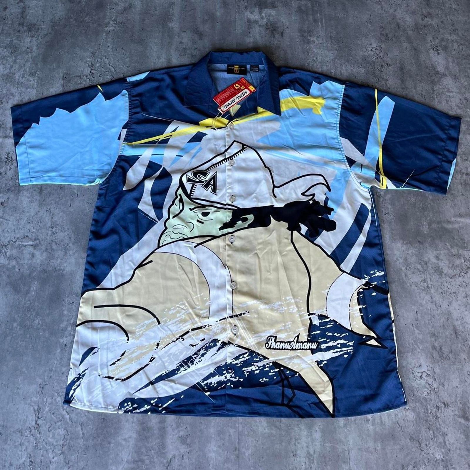 JNCO × Japanese Brand × Southpole Crazy Vintage Y2K Shanu Amanu Japanese AOP Shirt Jnco Style Size US XXL / EU 58 / 5 - 2 Thumbnail