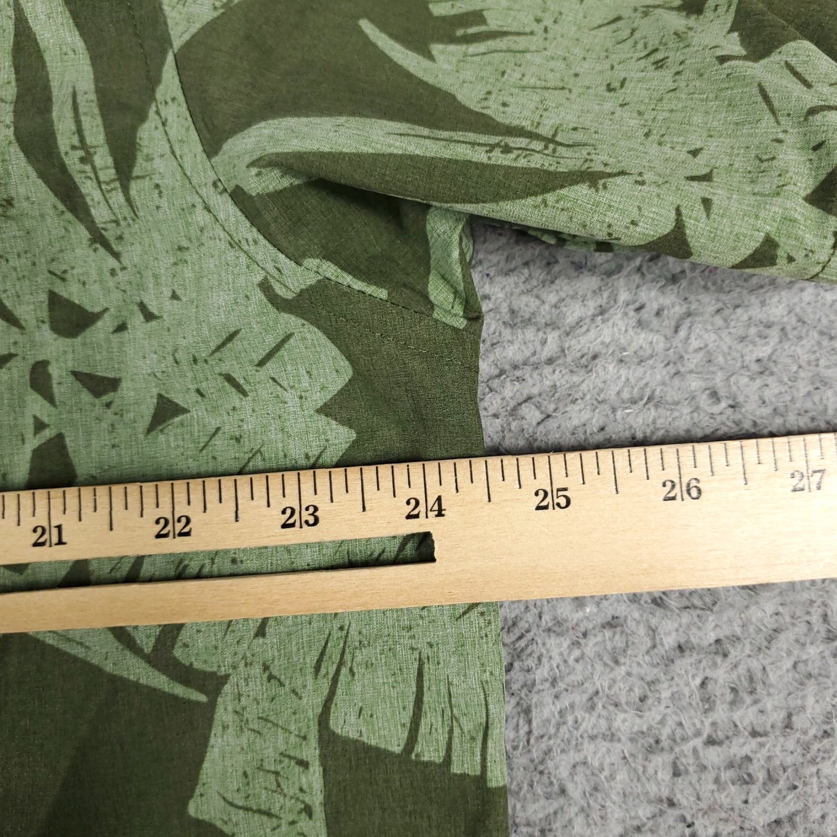 Onia Onia Shirt Mens XL Green Hawaiian Camp Button-Up Short Sleeve Geometric Size US XL / EU 56 / 4 - 5 Thumbnail