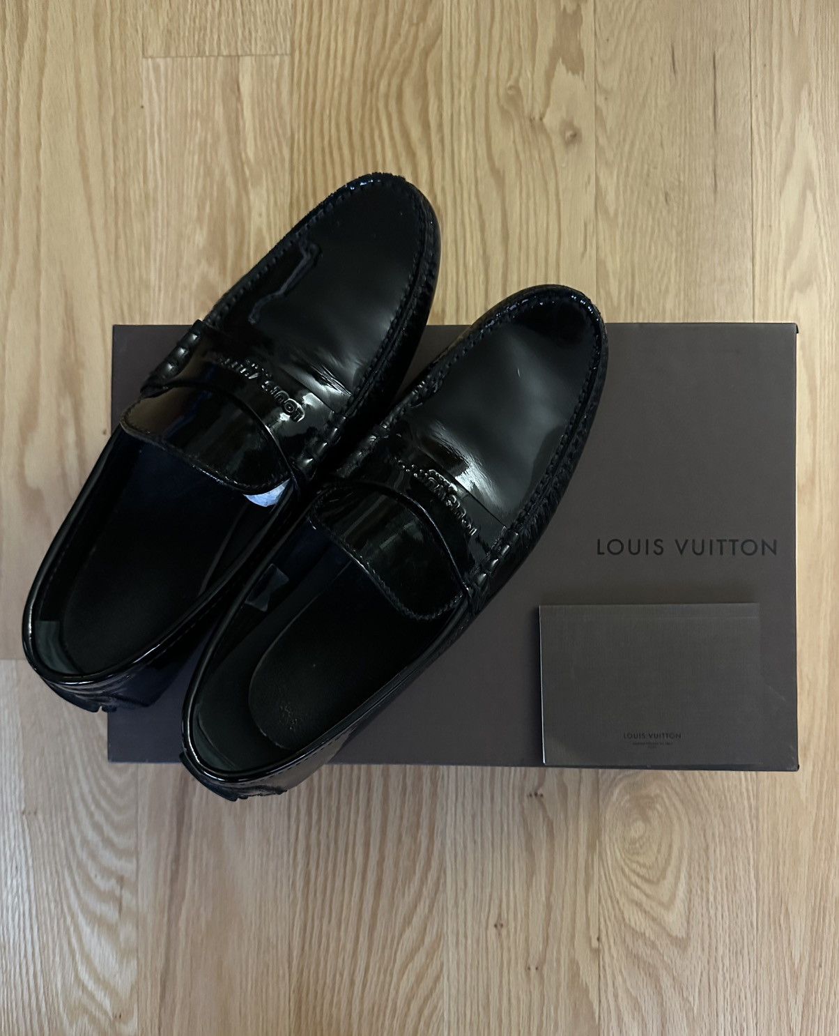 Louis Vuitton Louis Vuitton Black Patent Leather Loafer Size US 8 / EU 41 - 1 Thumbnail