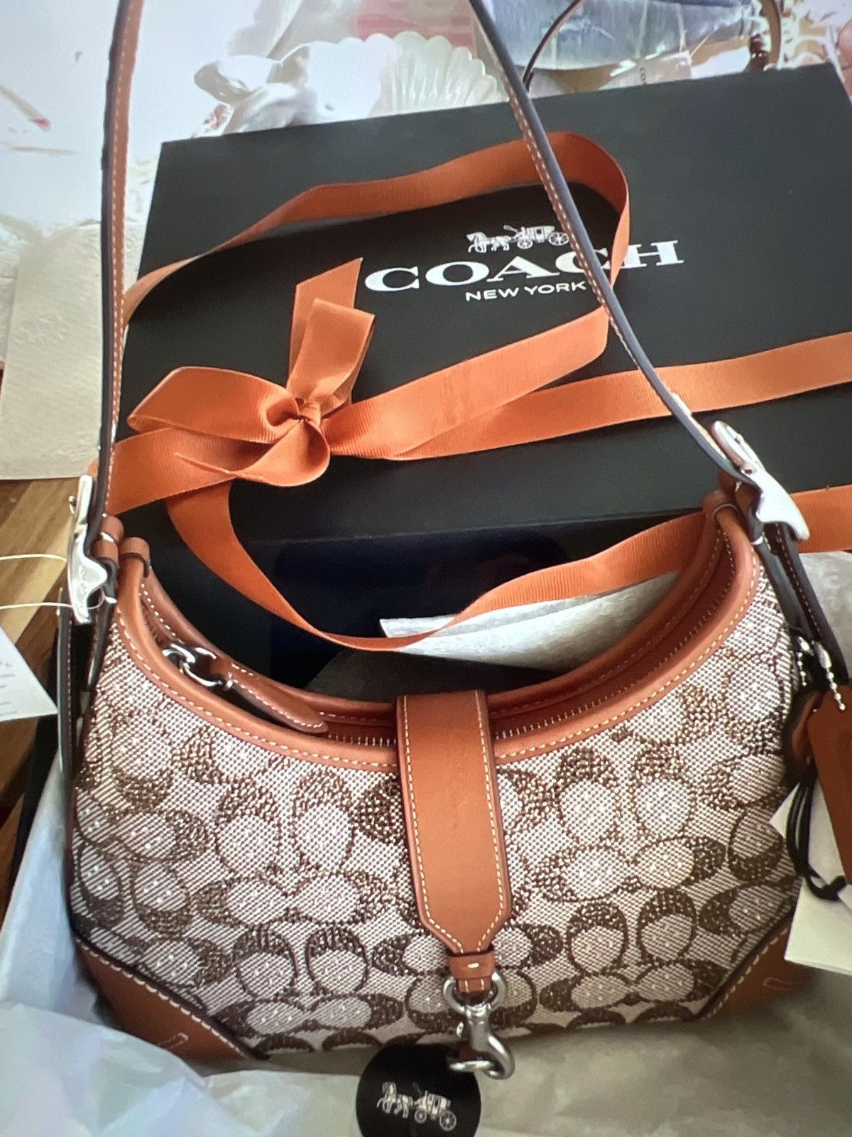 Coach Coach crystal hobo bag nee with tags 5 star seller Size ONE SIZE - 3 Thumbnail
