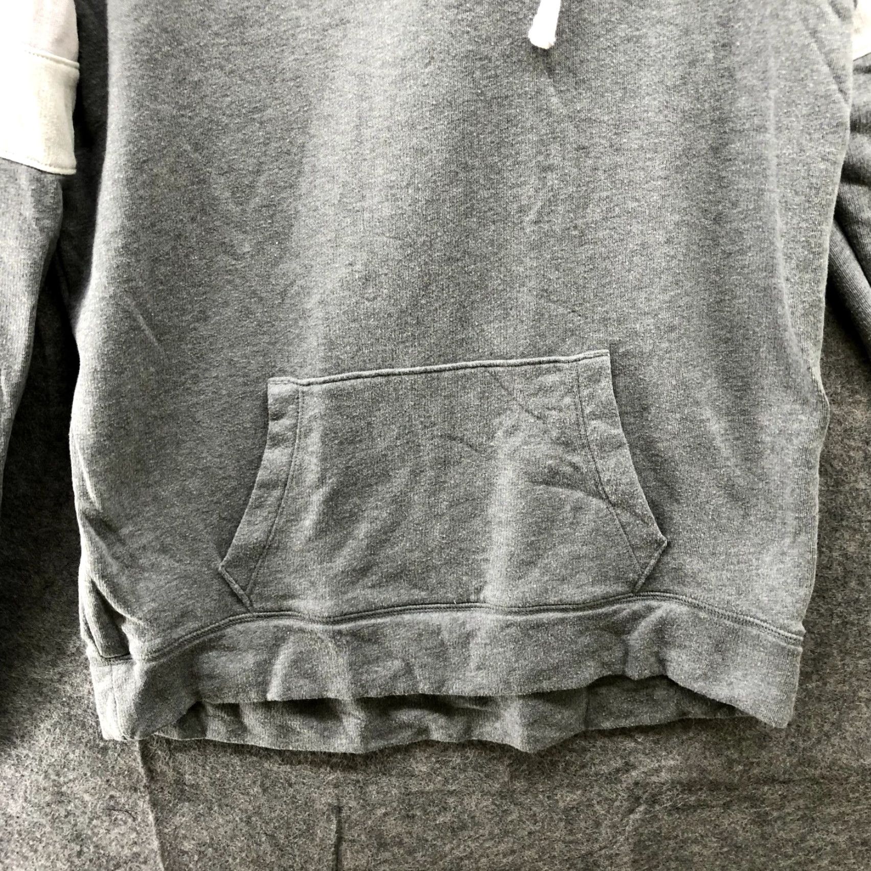 Pinko PINK Victoria's Secret Hoodie Womens XS Gray Colorblock Sequin Logo Pullover Casual Relaxed Size XS / US 0-2 / IT 36-38 - 5 Thumbnail