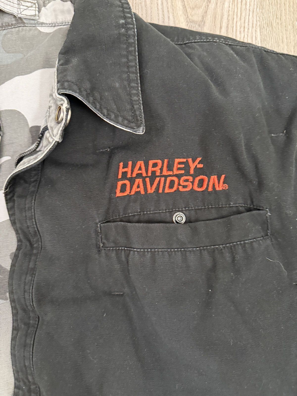 Harley Davidson Harley Davidson Reversible Vintage Jacket Size US XXL / EU 58 / 5 - 2 Thumbnail