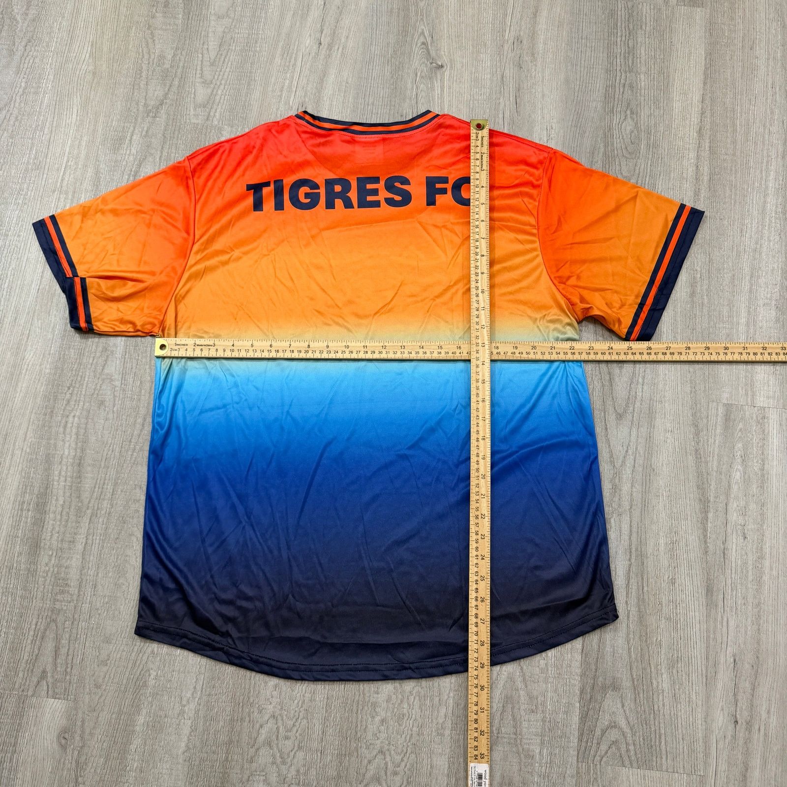 MLB Detroit Tigers Baseball Soccer Jersey XL Tigres FC Futbol Size US XL / EU 56 / 4 - 5 Thumbnail