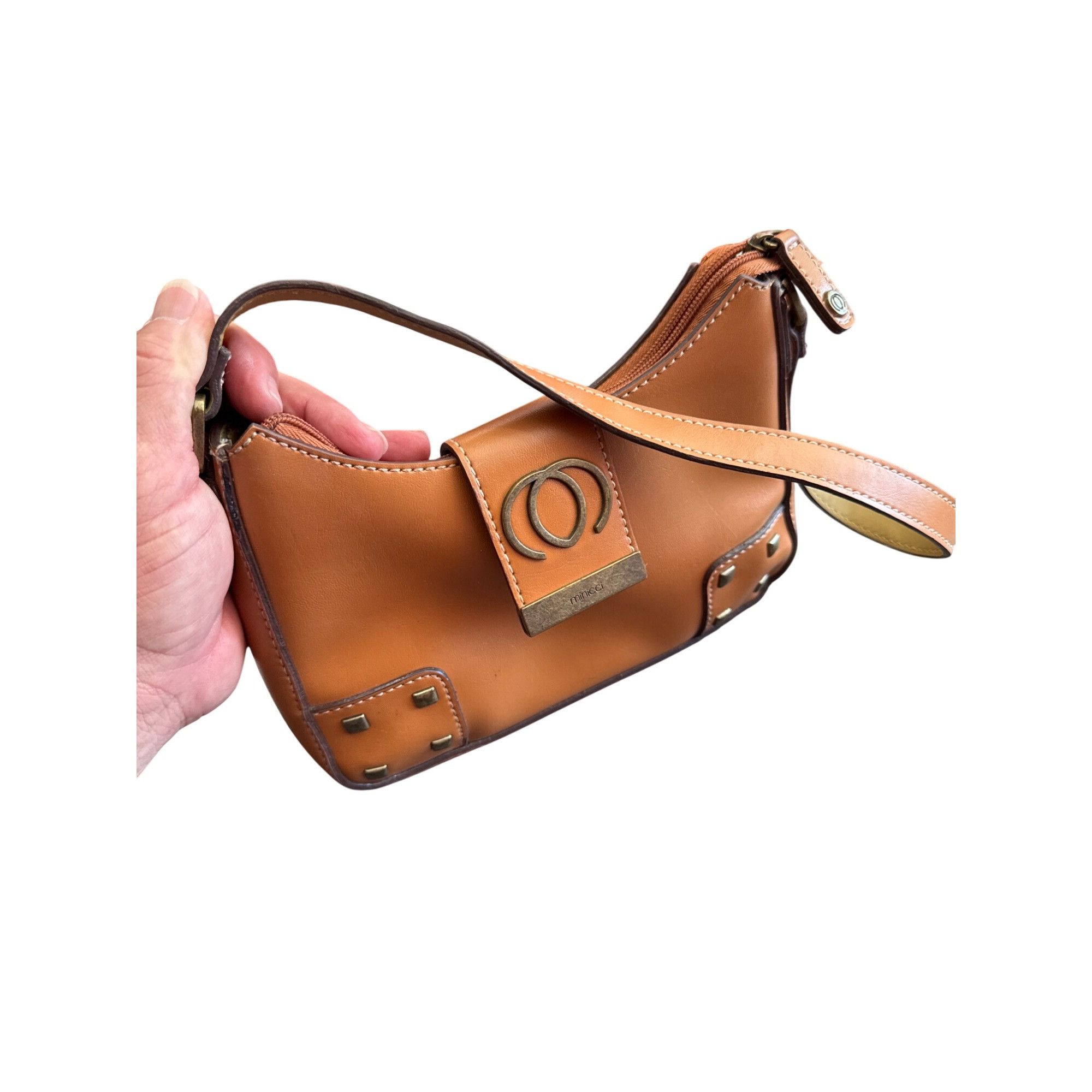 Other Minicci Tan Vinyl Studded womens handbag SKU7956/Q564586 Size ONE SIZE - 11 Thumbnail
