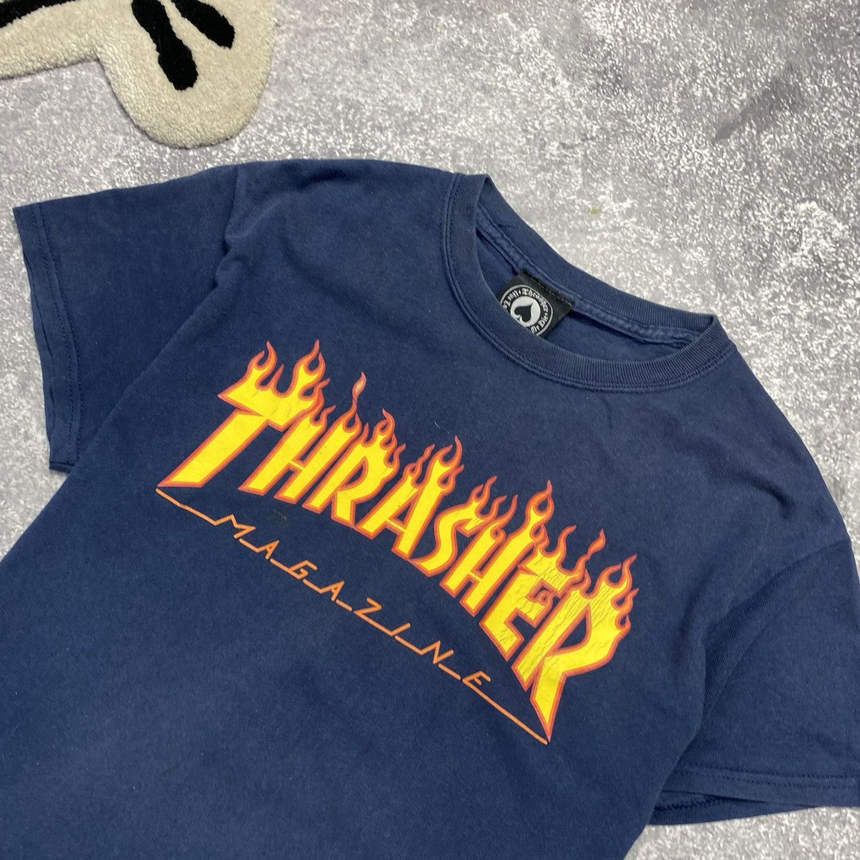 Thrasher Vintage Thrasher Magazine Basic Big logo sk8 tee Size US S / EU 44-46 / 1 - 2 Thumbnail