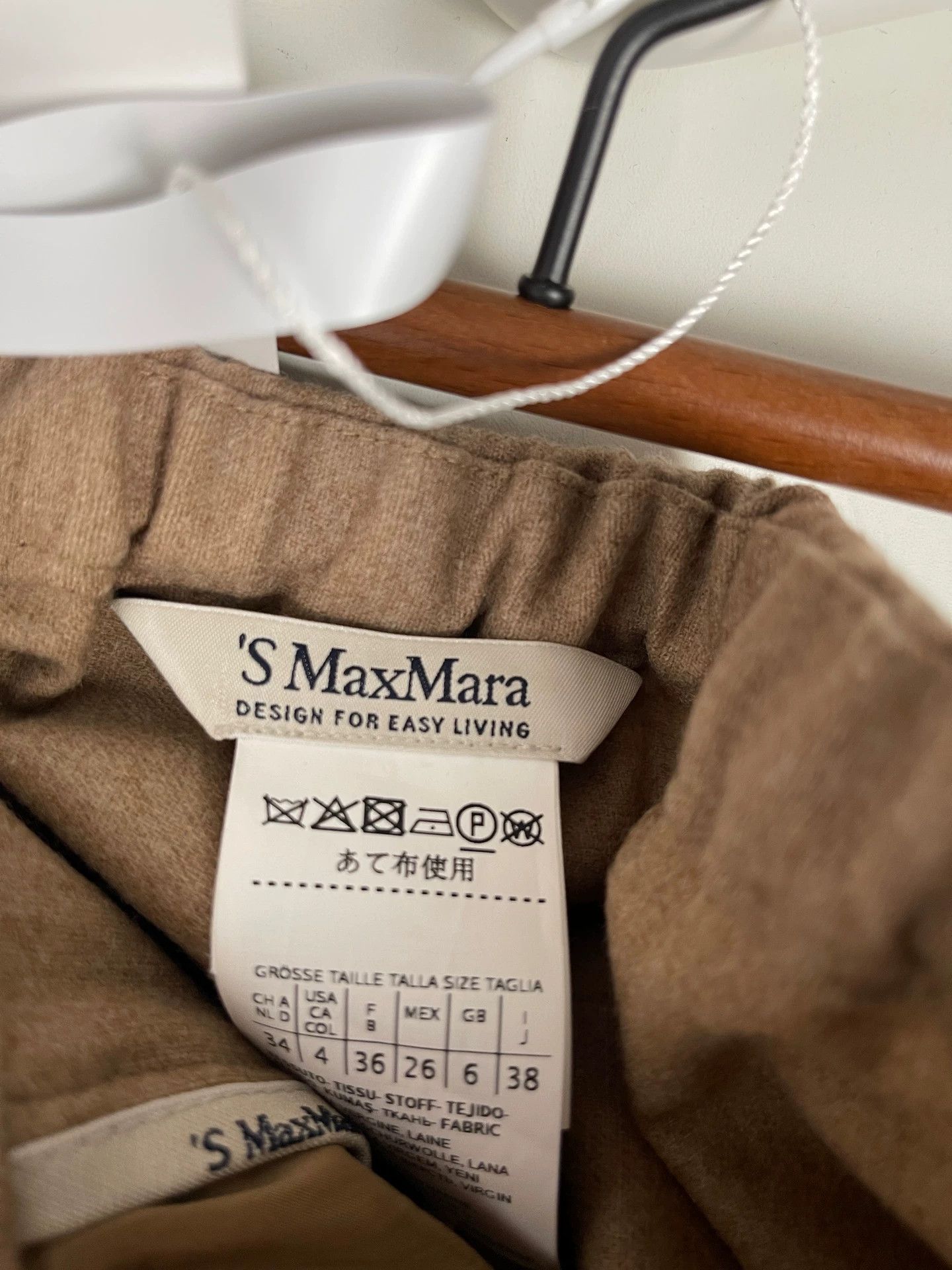 Max Mara MAX MARA Wool Wide-Leg Pants 34 Size 25" / US 0 / IT 36 - 5 Thumbnail