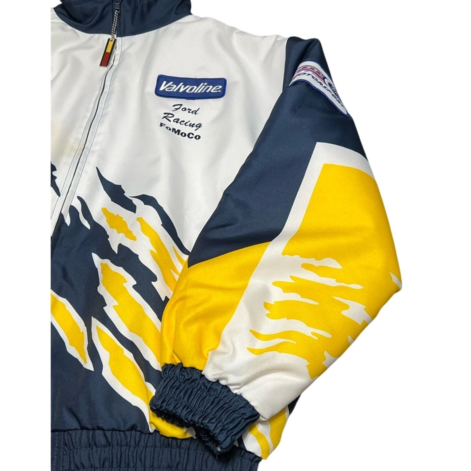 Vintage VTG Hartwell Logo Splash Style AOP 90s Jacket XL Ford Racing Size US XL / EU 56 / 4 - 4 Thumbnail