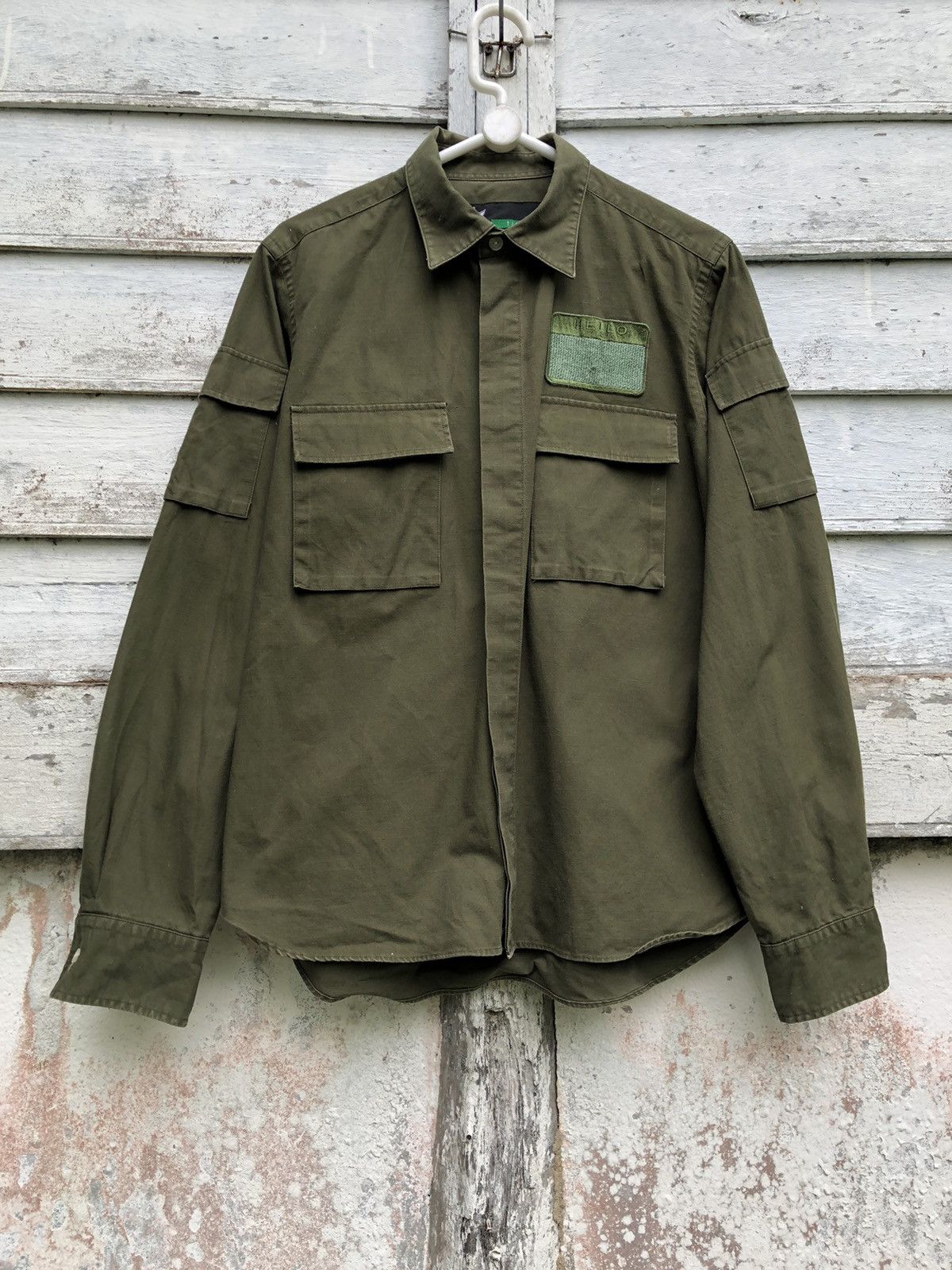 FAT TOKYO TITCH HELLO MILITARY SHIRT