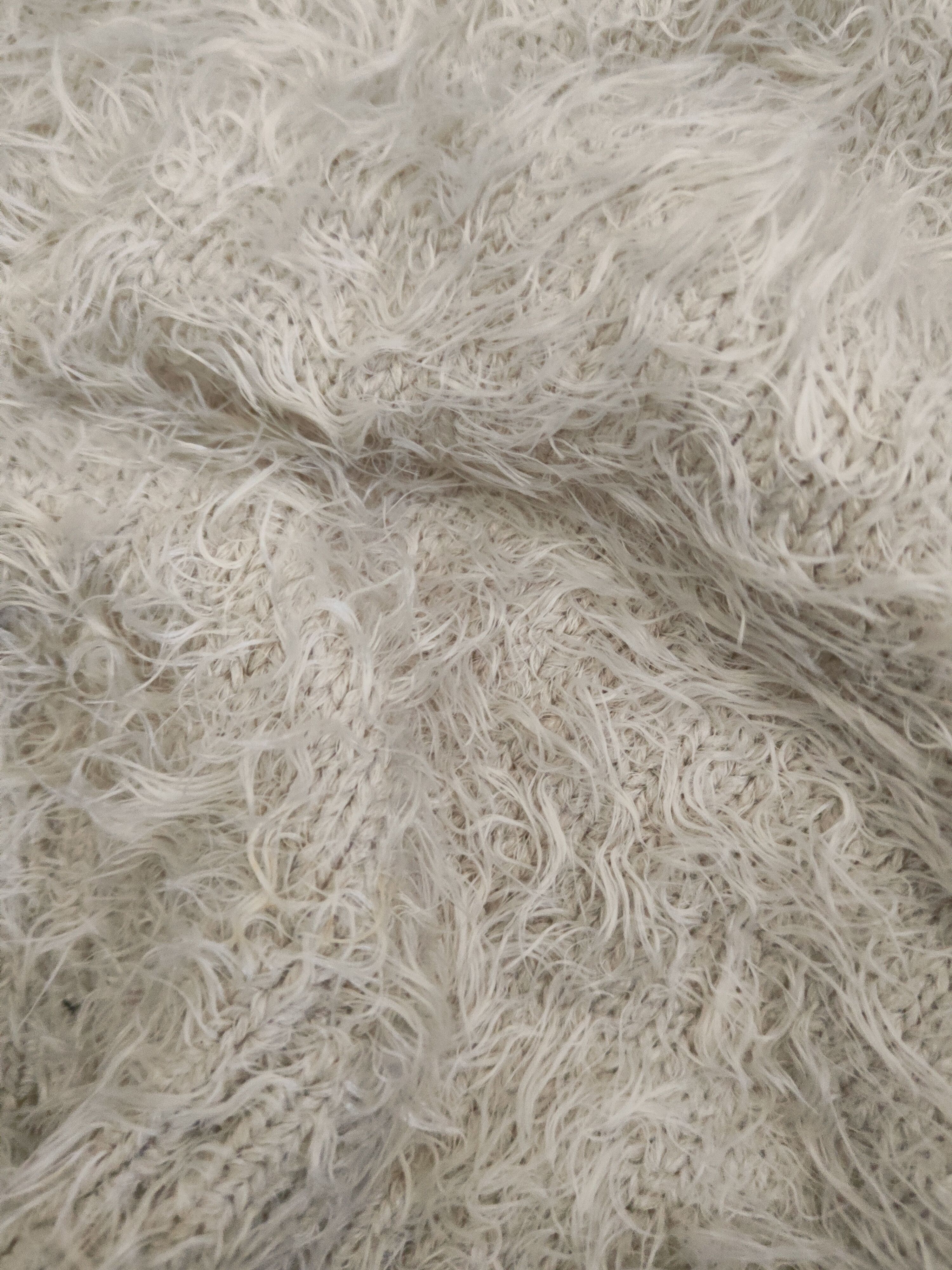 Japanese Brand DL Bayflow Ivory Fur Mohair Knitwear #46-464 Size S / US 4 / IT 40 - 11 Thumbnail