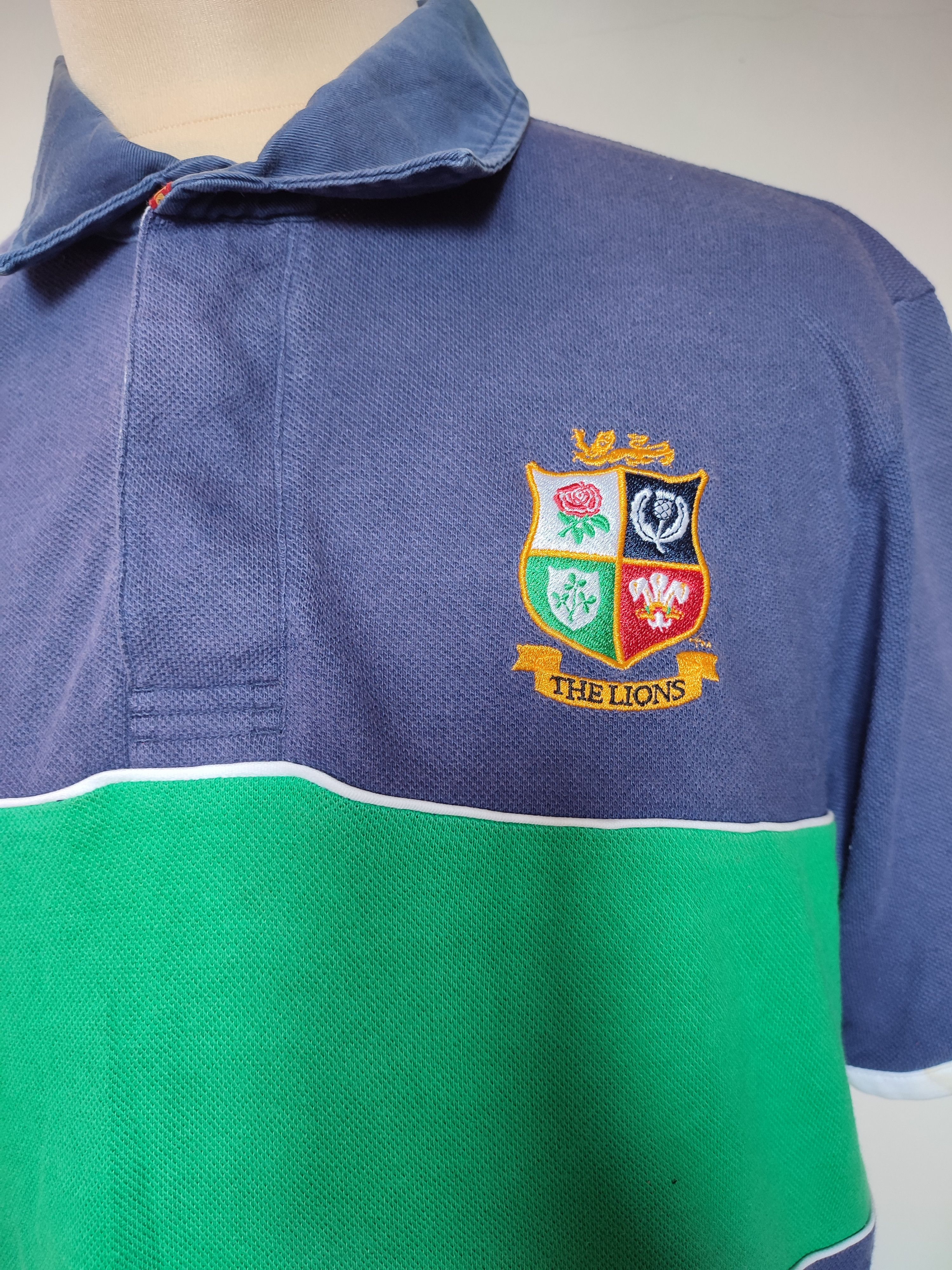Adidas VINTAGE ADIDAS THE LIONS CLUB RUGBY POLO Size US L / EU 52-54 / 3 - 4 Thumbnail