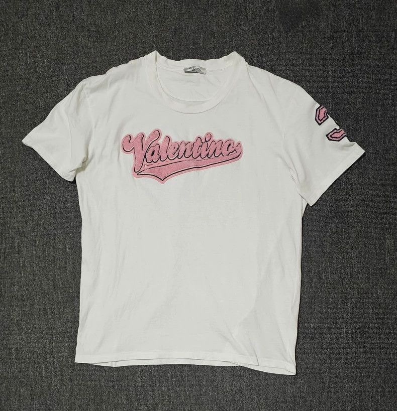 Valentino Valentino Men's Flocked T-Shirt 2505-Nextarrow Size US L / EU 52-54 / 3 - 1 Thumbnail
