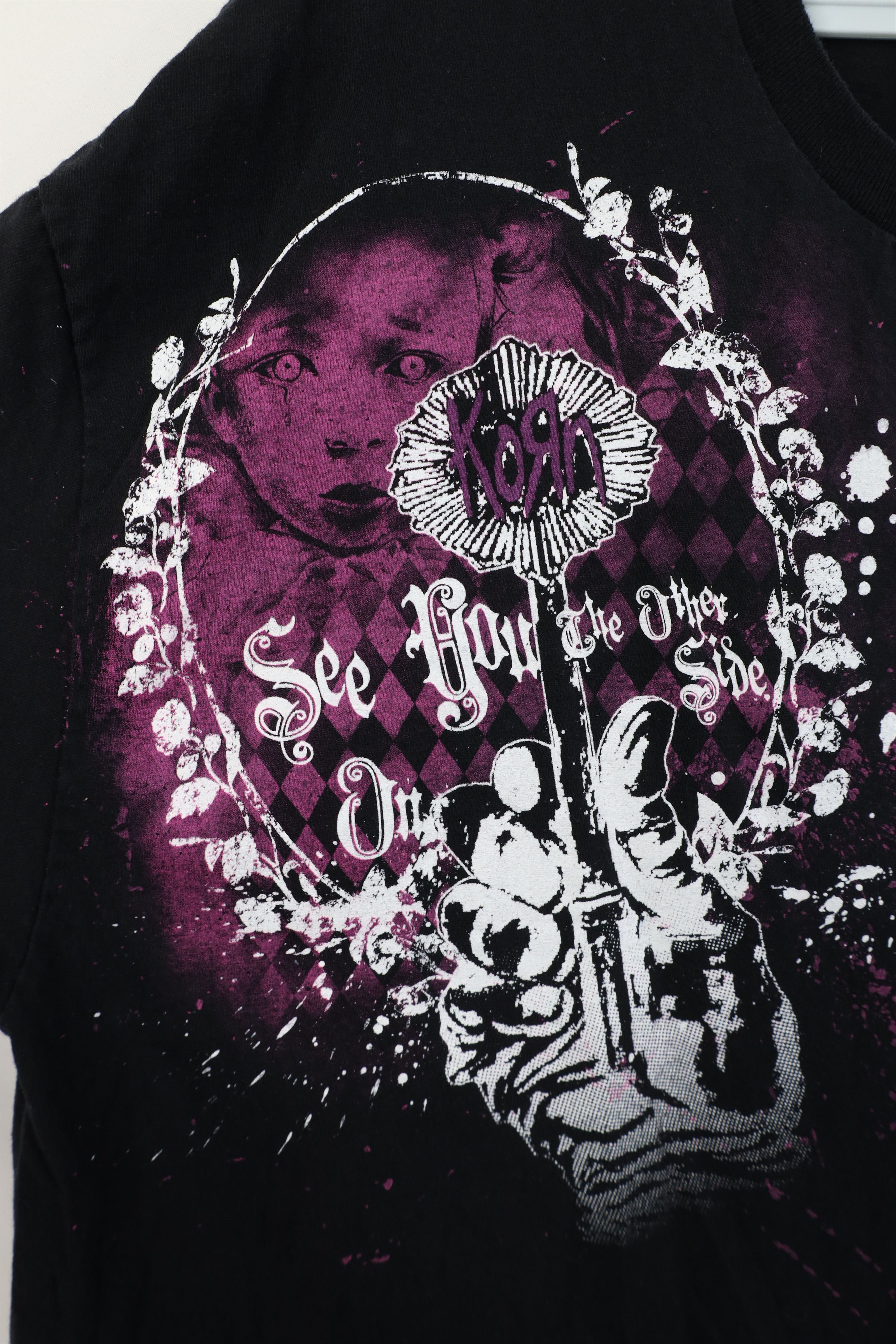Vintage Vintage Y2K 2005 See You On The Other Side KORN Band T-Shirt Size US XXL / EU 58 / 5 - 6 Thumbnail