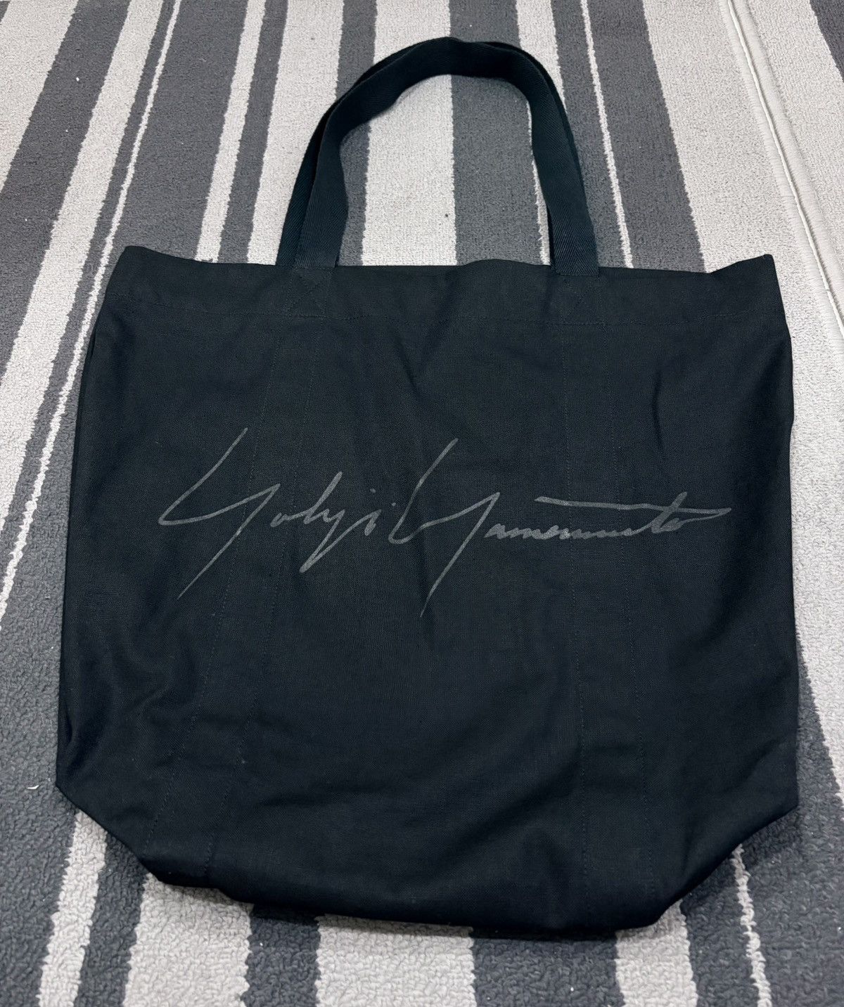 Yohji Yamamoto YOHJI YAMAMOTO SIGNATURE TOTE BAG MADE IN JAPAN 🇯🇵 Size ONE SIZE - 1 Thumbnail