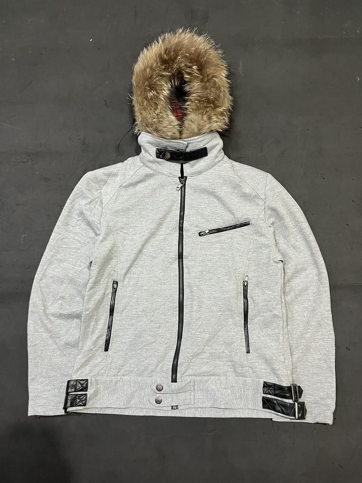 Japanese Brand Rd design fur hoodie ifsixwasnine lgb styled Size US M / EU 48-50 / 2 - 2 Thumbnail