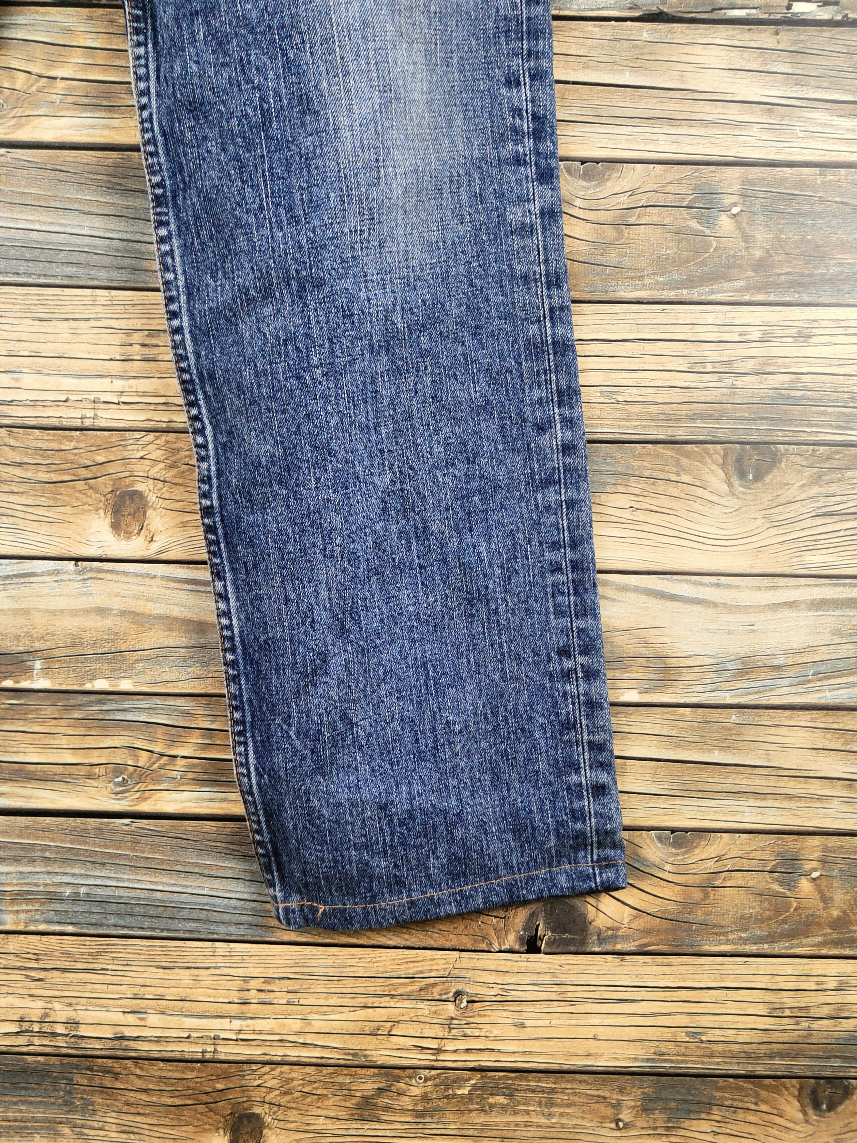 Levi's 502 Levi's Dark Blue Distressed Ripped Jeans #S2826 Size US 30 / EU 46 - 6 Thumbnail